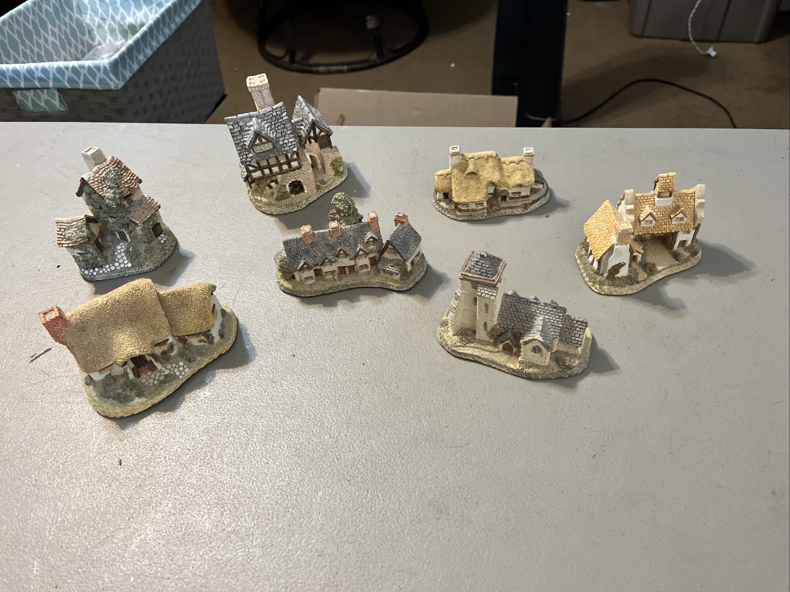 David Winters Collectable Village & Cottages British Traditions Lot Of 7 1980-85