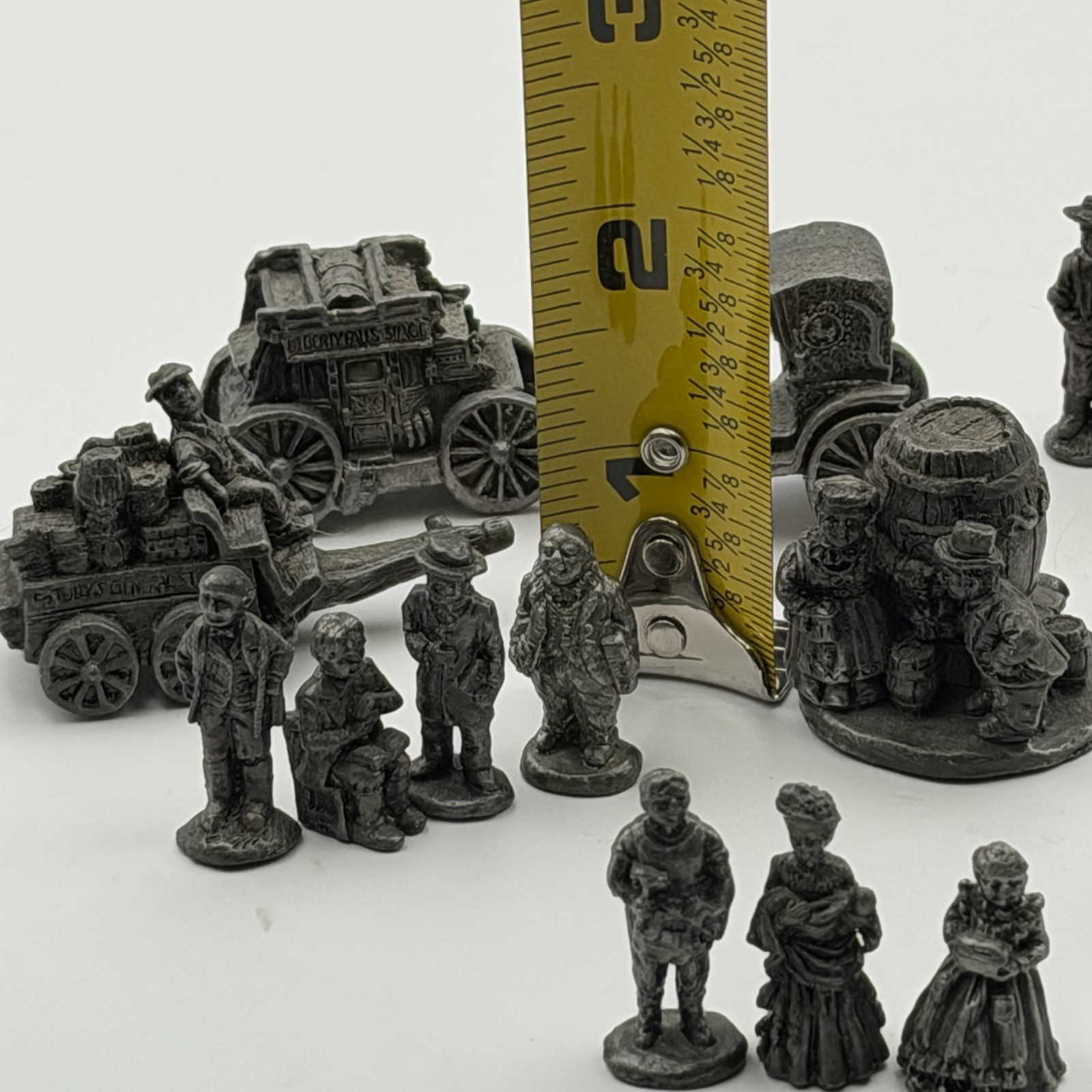 Vintage IRS China Miniature Victorian People Figures Lot of 17