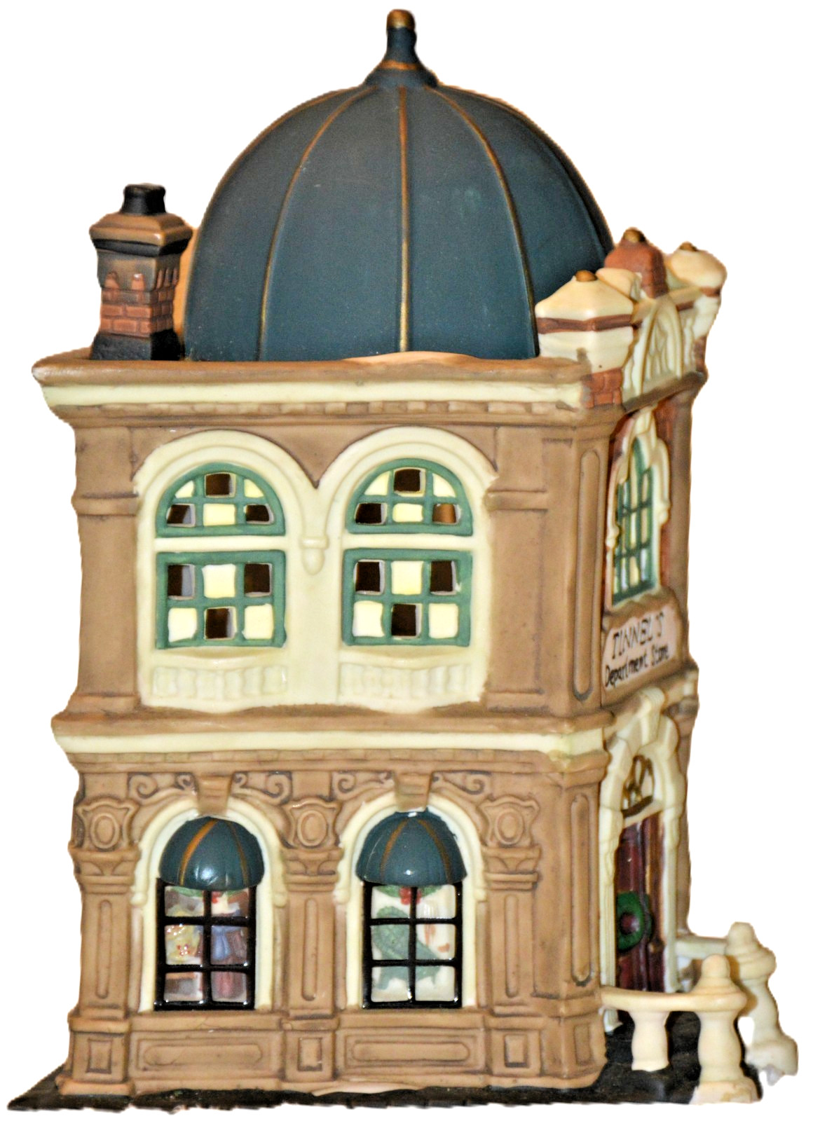 Holiday Time Village Collectibles Tinnels Department Store P0465 Porcelain House