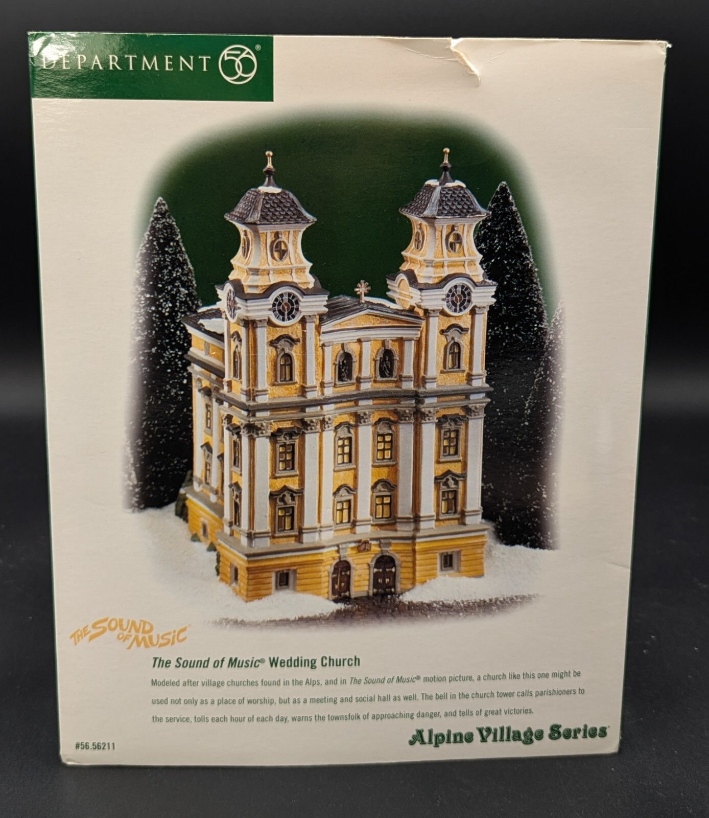 DEPARTMENT 56 SOUND OF MUSIC WEDDING CHURCH # 56.56211 ALPINE VILLAGE SERIES