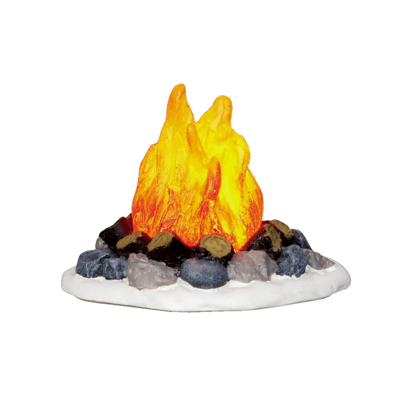 Lemax 2011 Camp Fire General Products #04273 Winter Outing Glowing Bonfire Snow