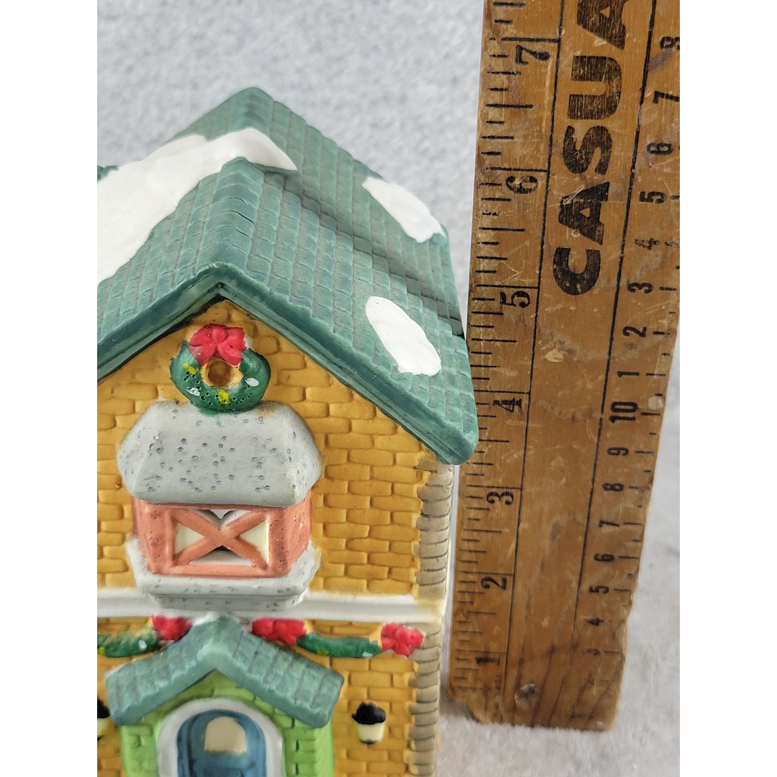 Vintage 1995 Dickens Collectable Ceramic Christmas Village House with Light Cord