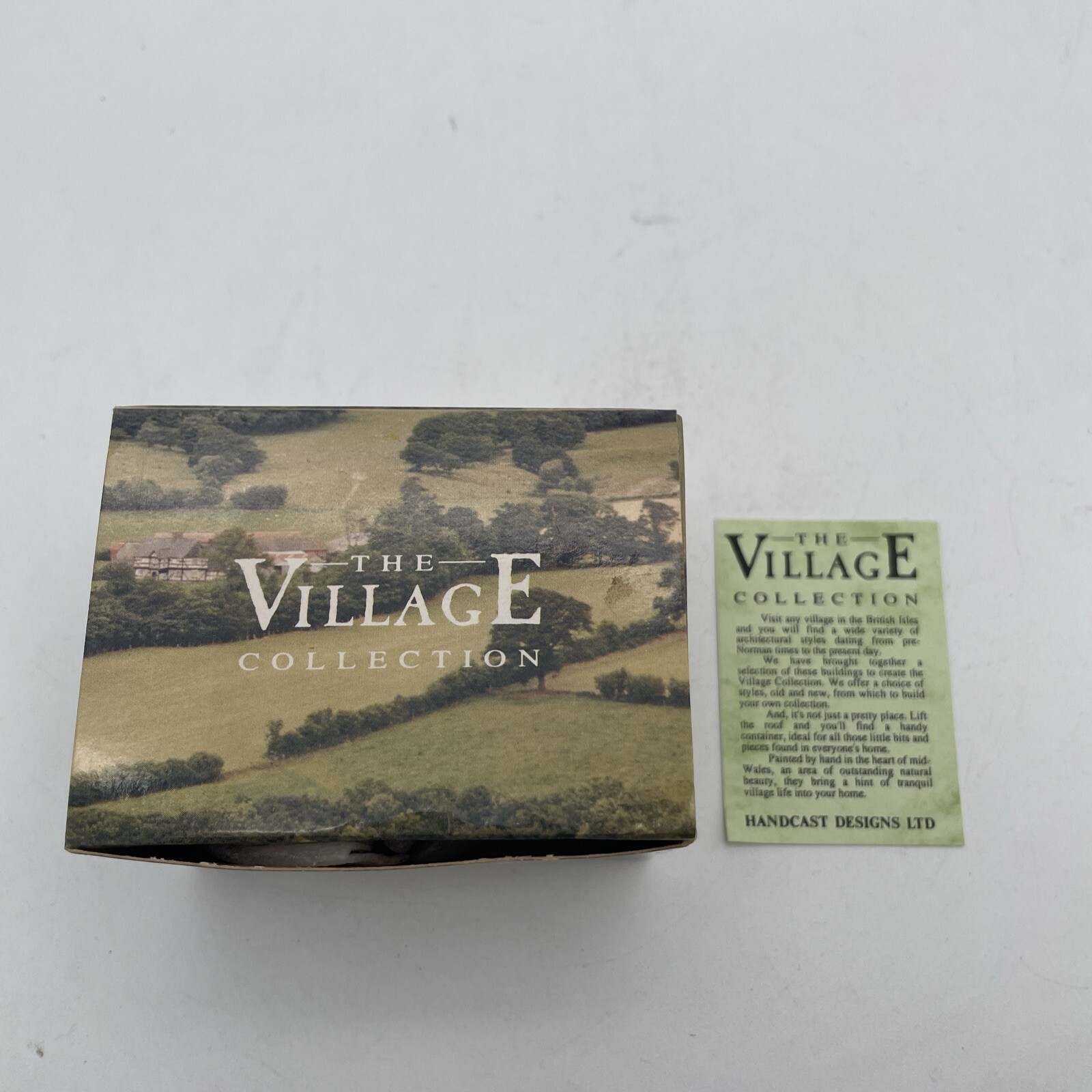 The Village Collection Trinket Box Miners Cottage W/ Removable Roof Lid