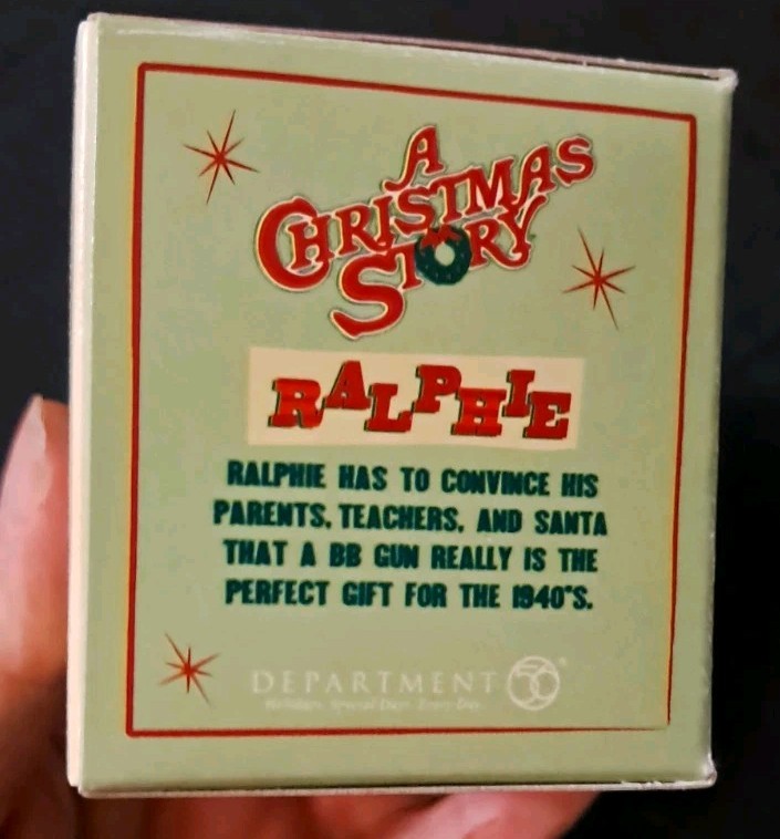Department 56 A Christmas Story “RALPHIE TO THE RESCUE!” New w/ Box!