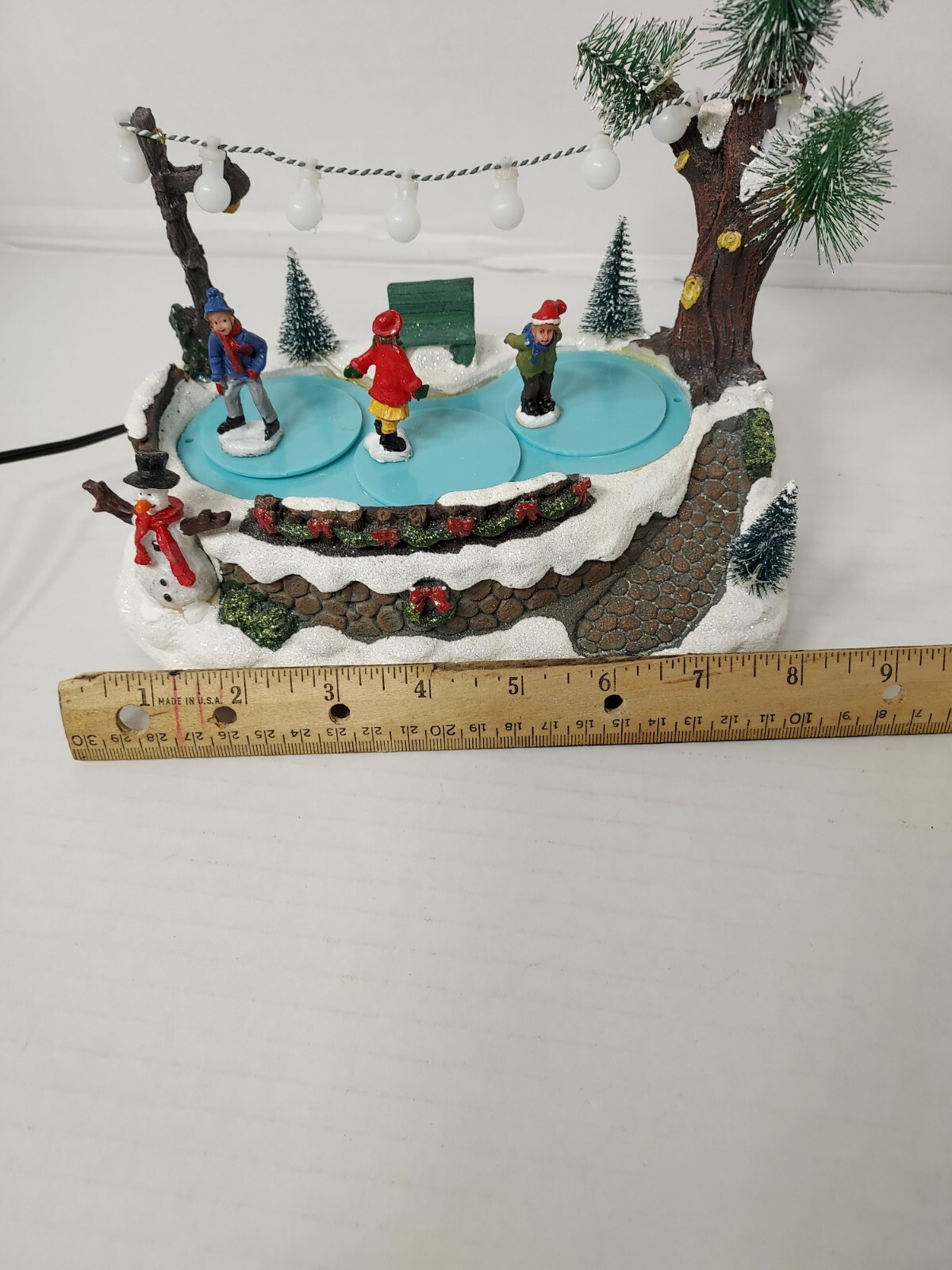 NIB FG Square* Park Skating Joy*~Animated~Illuminated~LED~With Or W/O Music