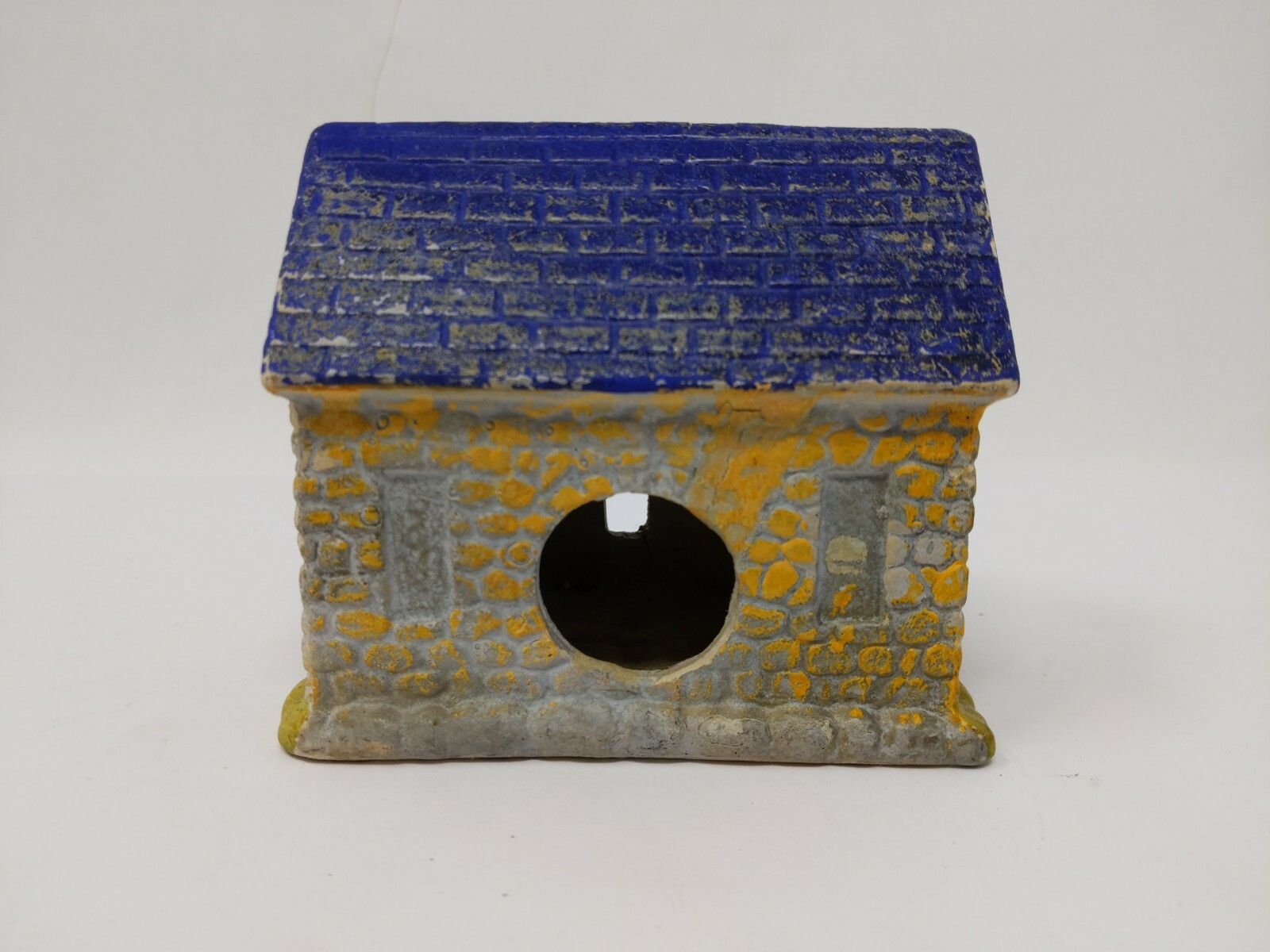 1930s Putz House Vintage Christmas Decoration Made in Japan Cottage Hand Painted