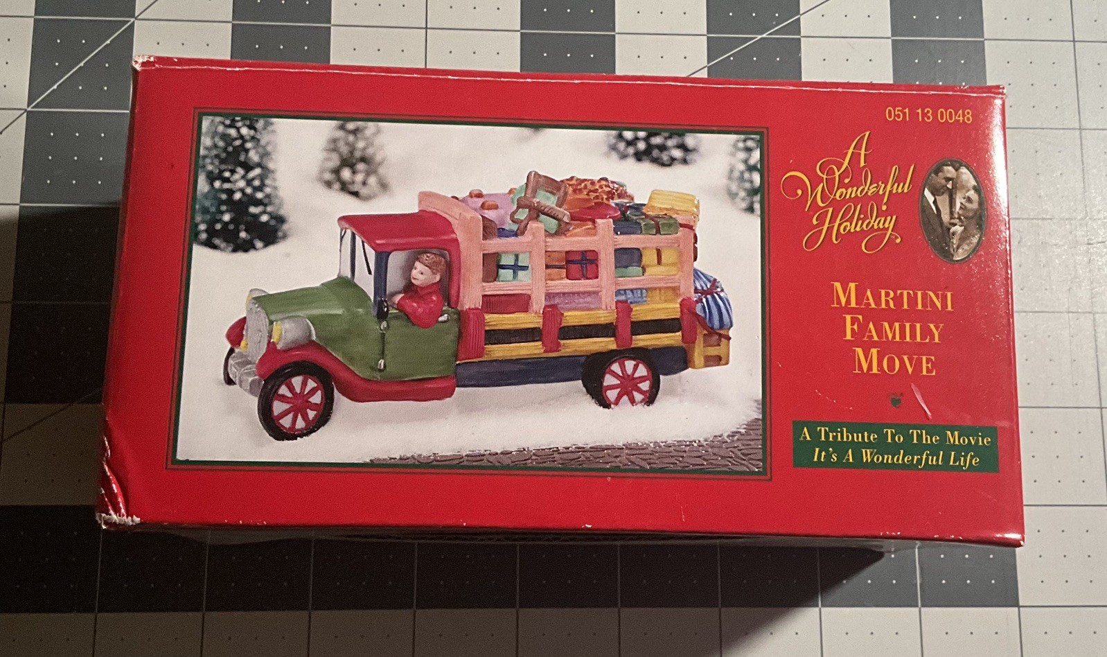 A Wonderful Holiday Martini Family Move It’s A Wonderful Life Village RARE READ