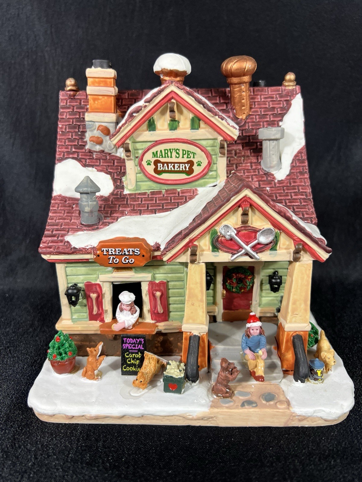 Lemax Mary’s Pet Bakery Rare Retired