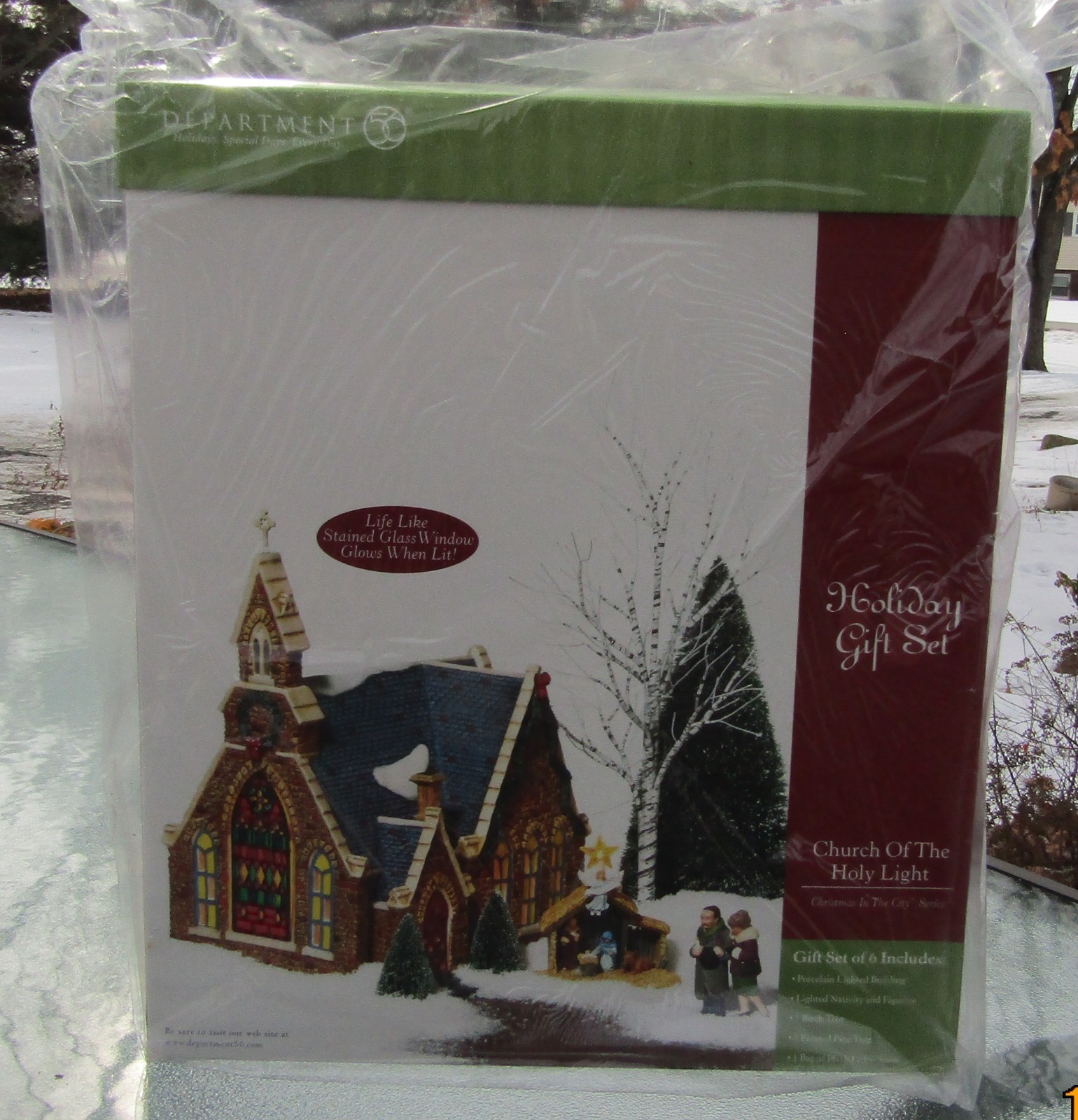 2003 Department 56 Christmas In The City CHURCH OF THE HOLY LIGHT Unused SEALED