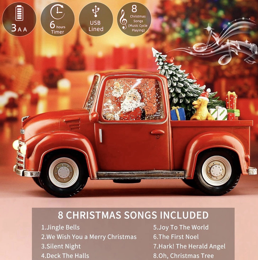 Christmas Vintage Lighted Truck
