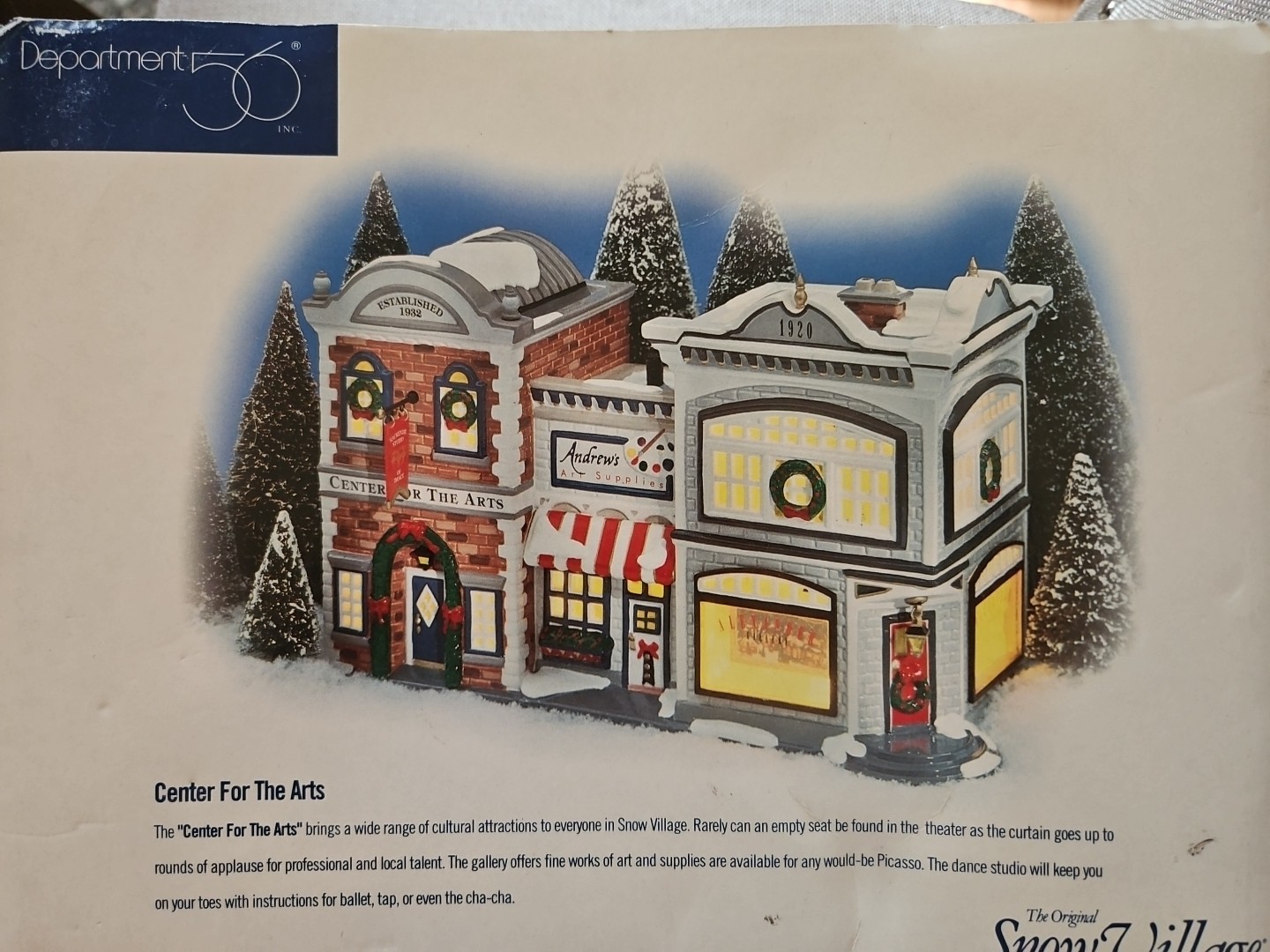 Snow Village Department 56 Center For The Arts