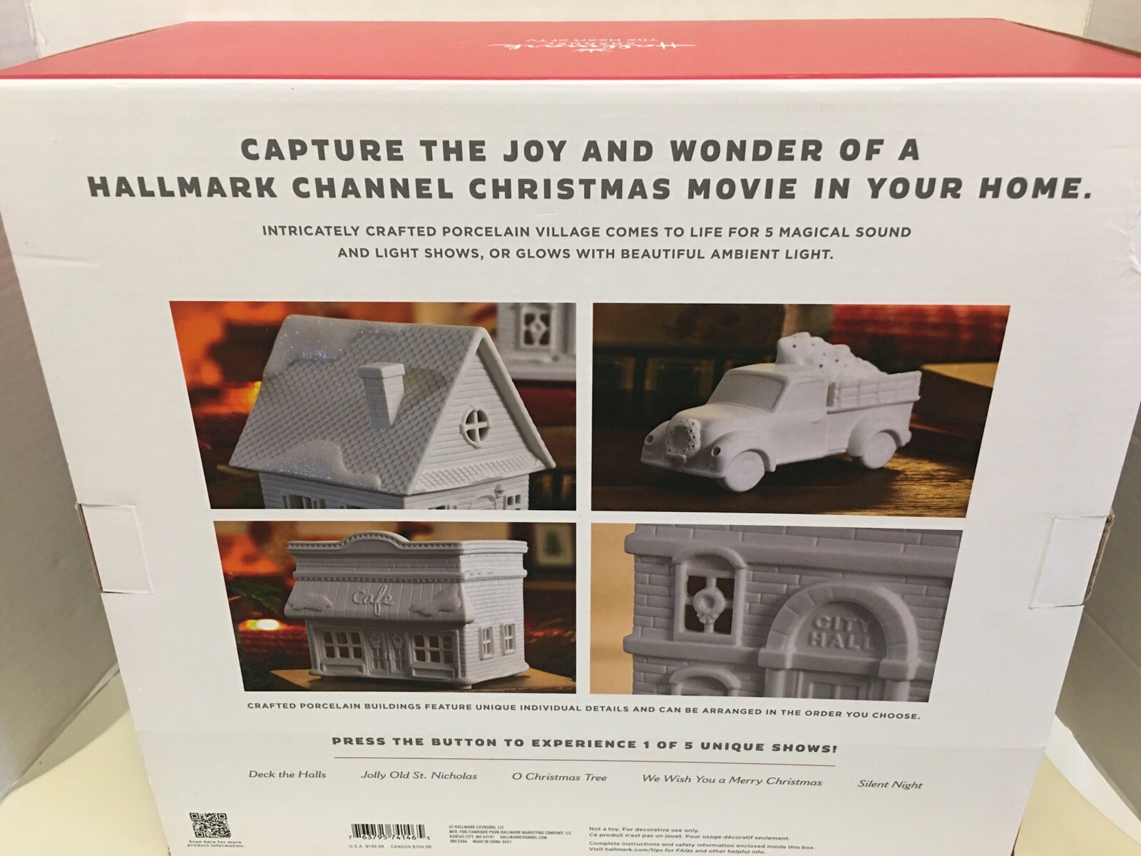 Hallmark Channel Keepsake 2021 Christmas Village with Light & Sound Set of 5