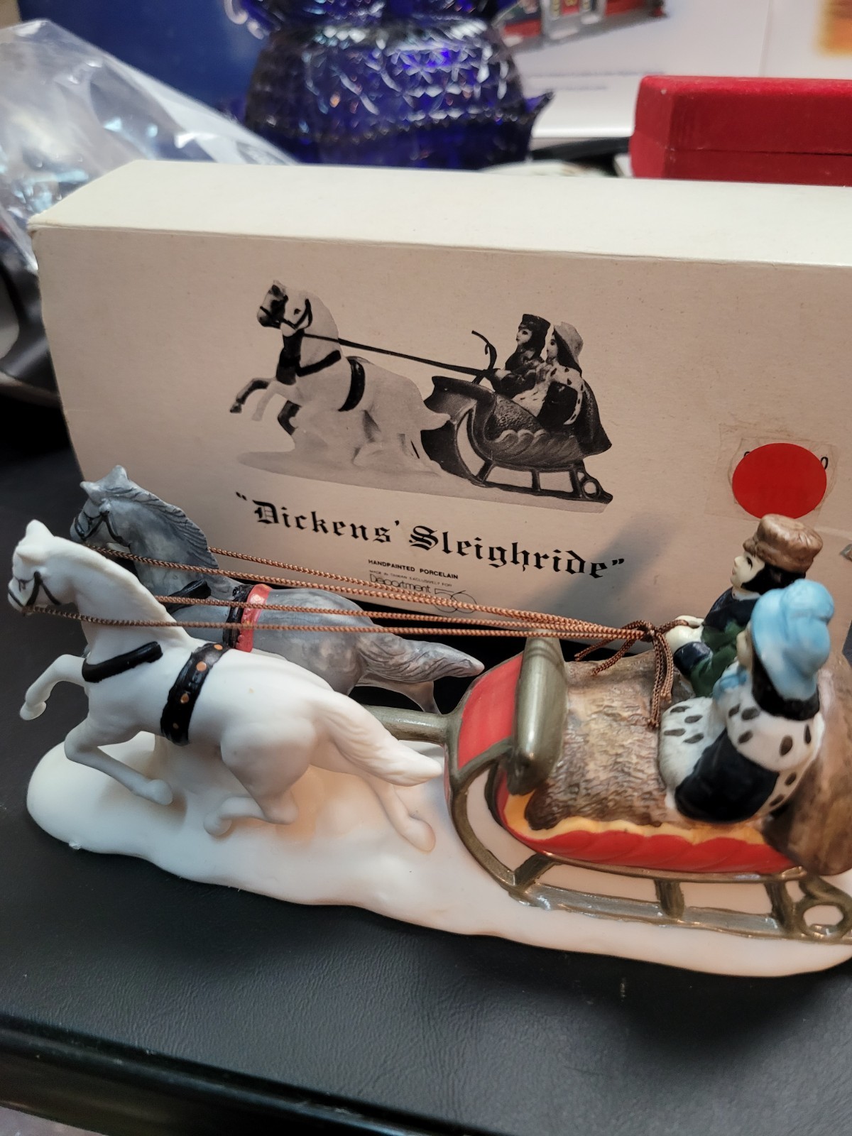 Dept 56 Sleighride Heritage Dickens Village #65110 Designer Neilan Lund 1986
