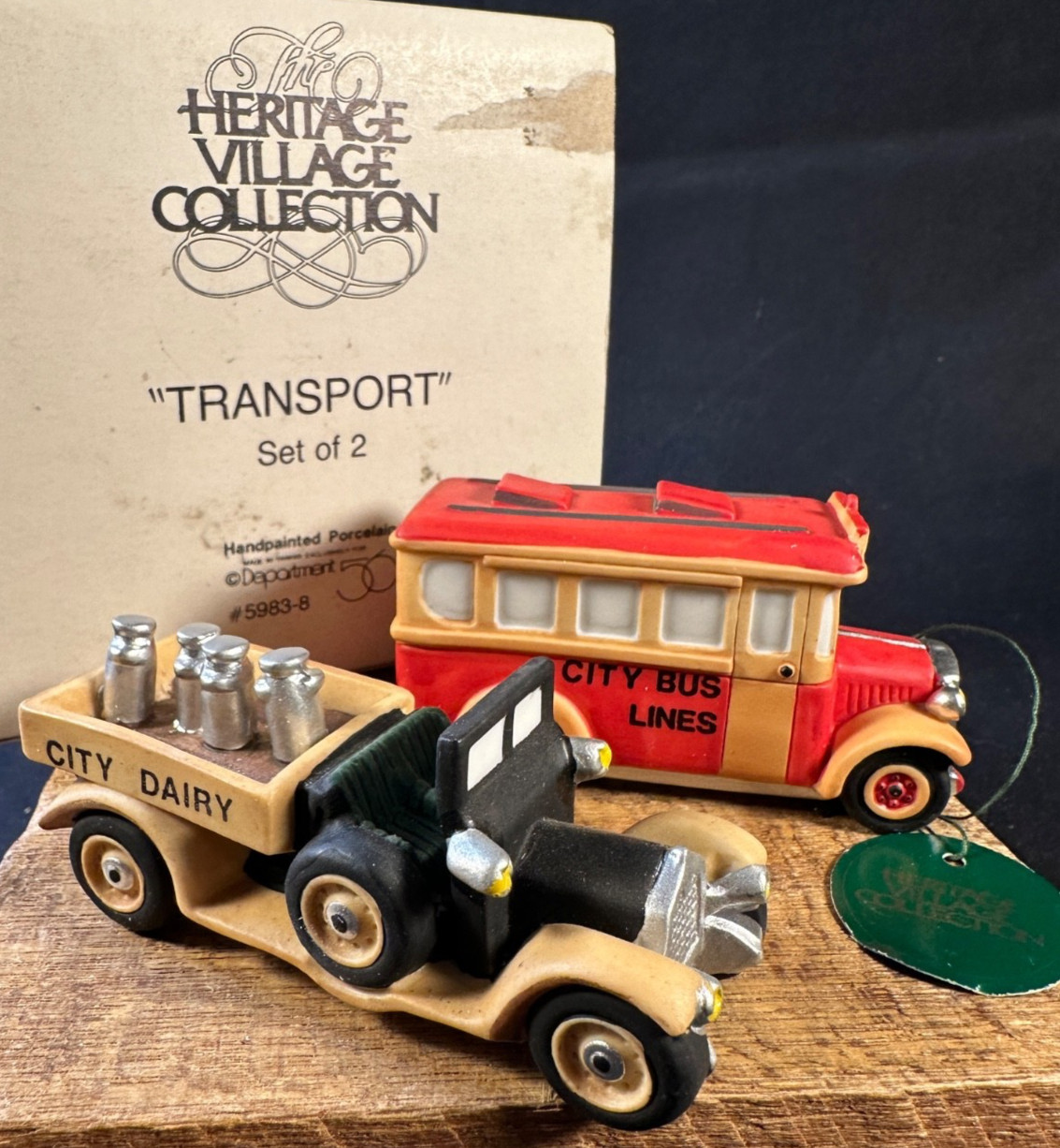 Department 56 Heritage Village Collection Transport Set Of 2 5983-8