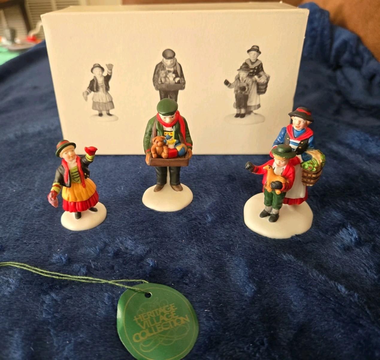 Department 56 Heritage Village The Toy Peddler Set of 3 #5616-2