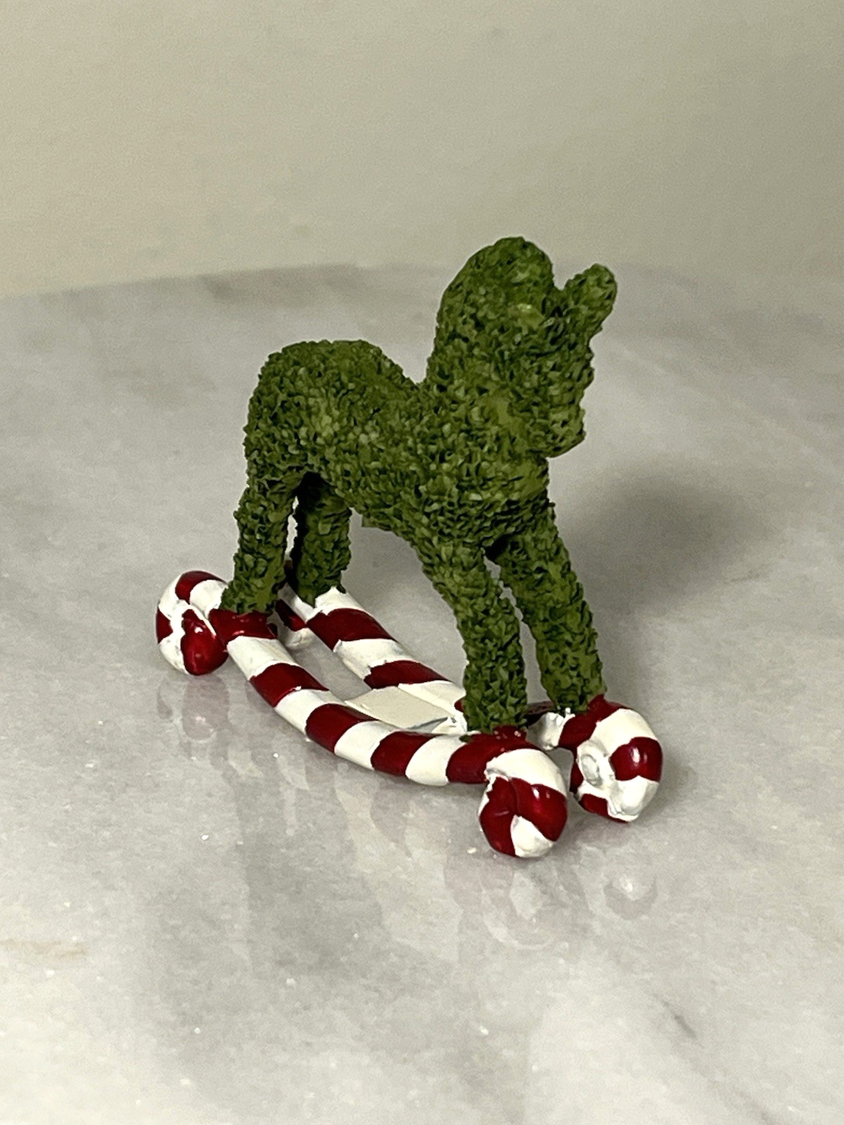 Lemax 2006 Rocking Horse Topiary Christmas Village Garden Figure RARE