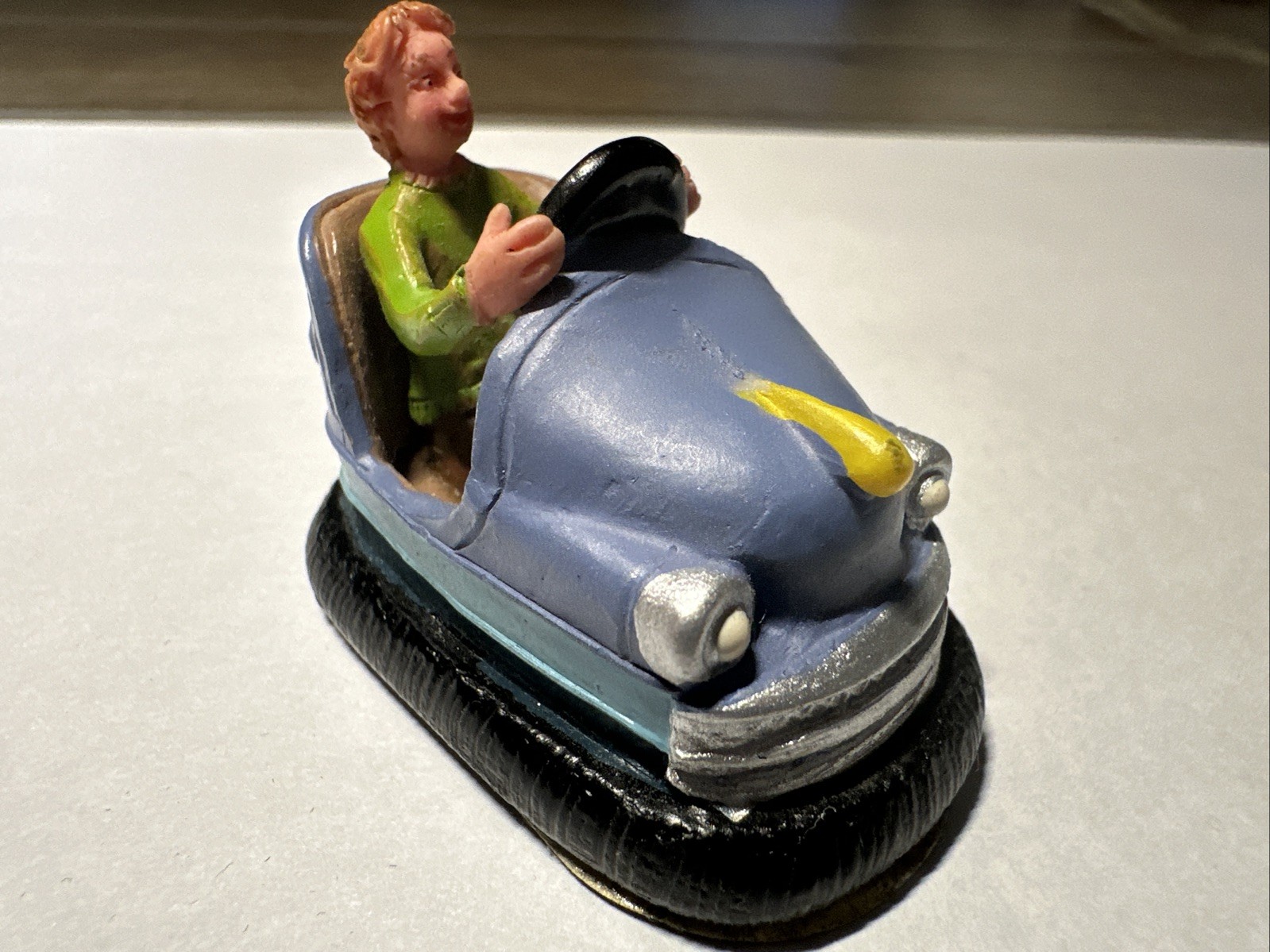 LEMAX Village Carnival Circus CRAZY CARS Blue Bumper Car Only 2006