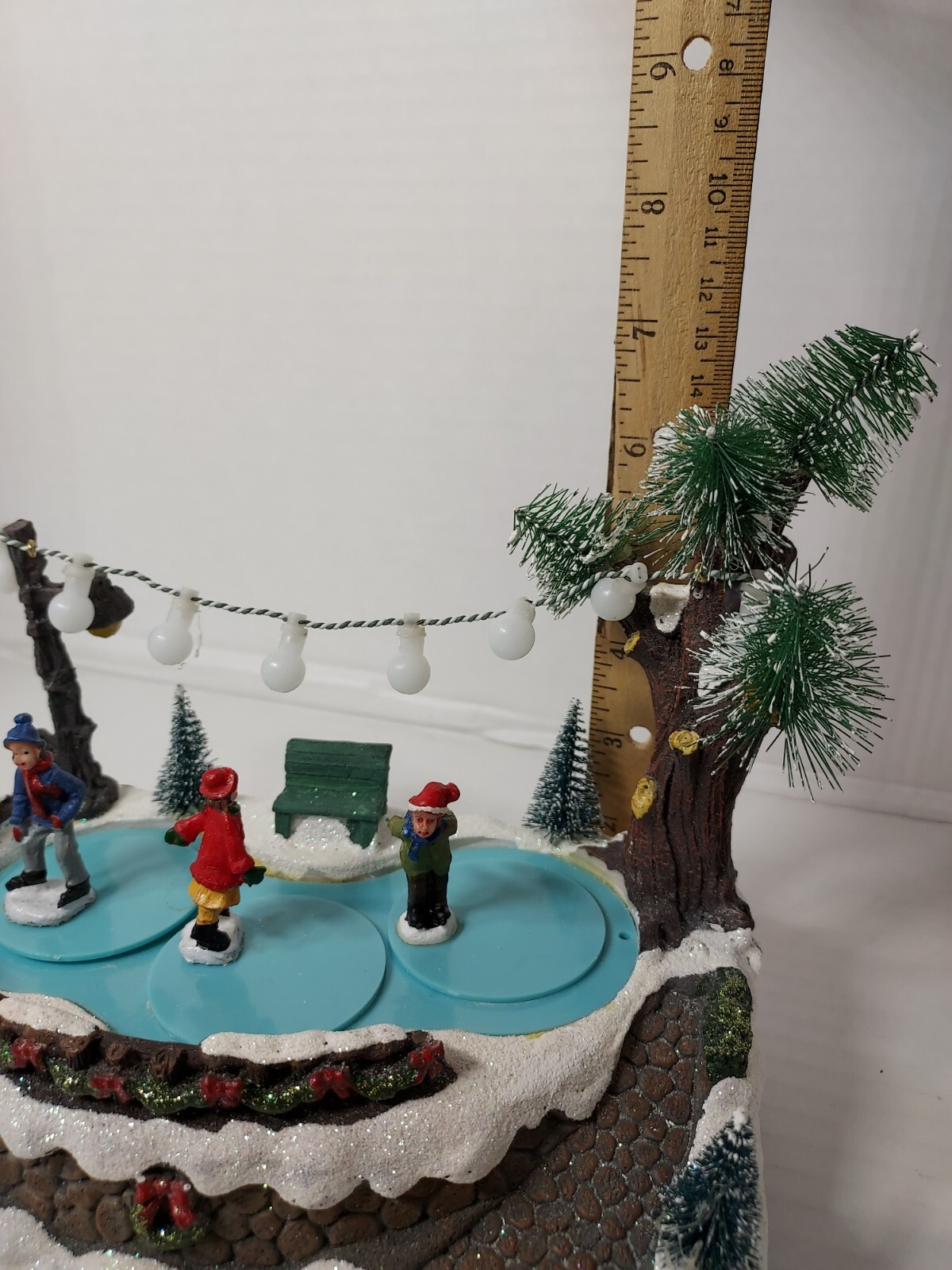 NIB FG Square* Park Skating Joy*~Animated~Illuminated~LED~With Or W/O Music