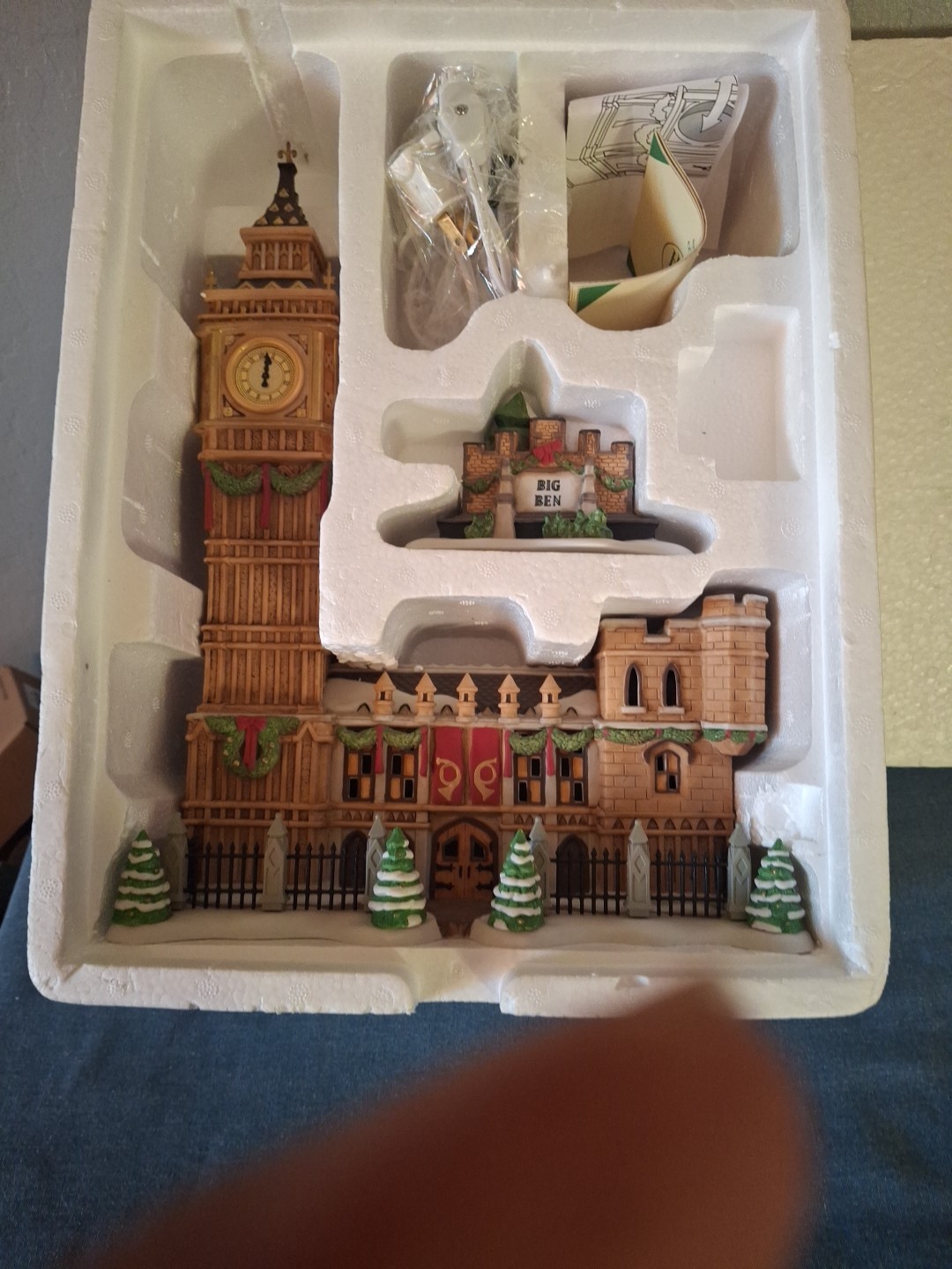 Department 56 Dickens Village Historical Landmark Christmas “Big Ben” Decor…