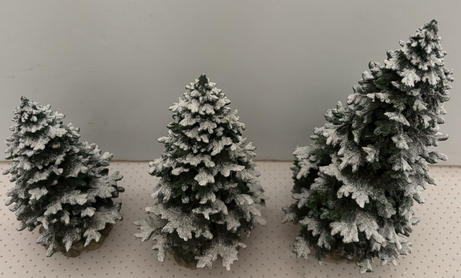 Dept 56 Village Accessory Pequot Pines (Set of 3) Trees #52818 Retired Realistic