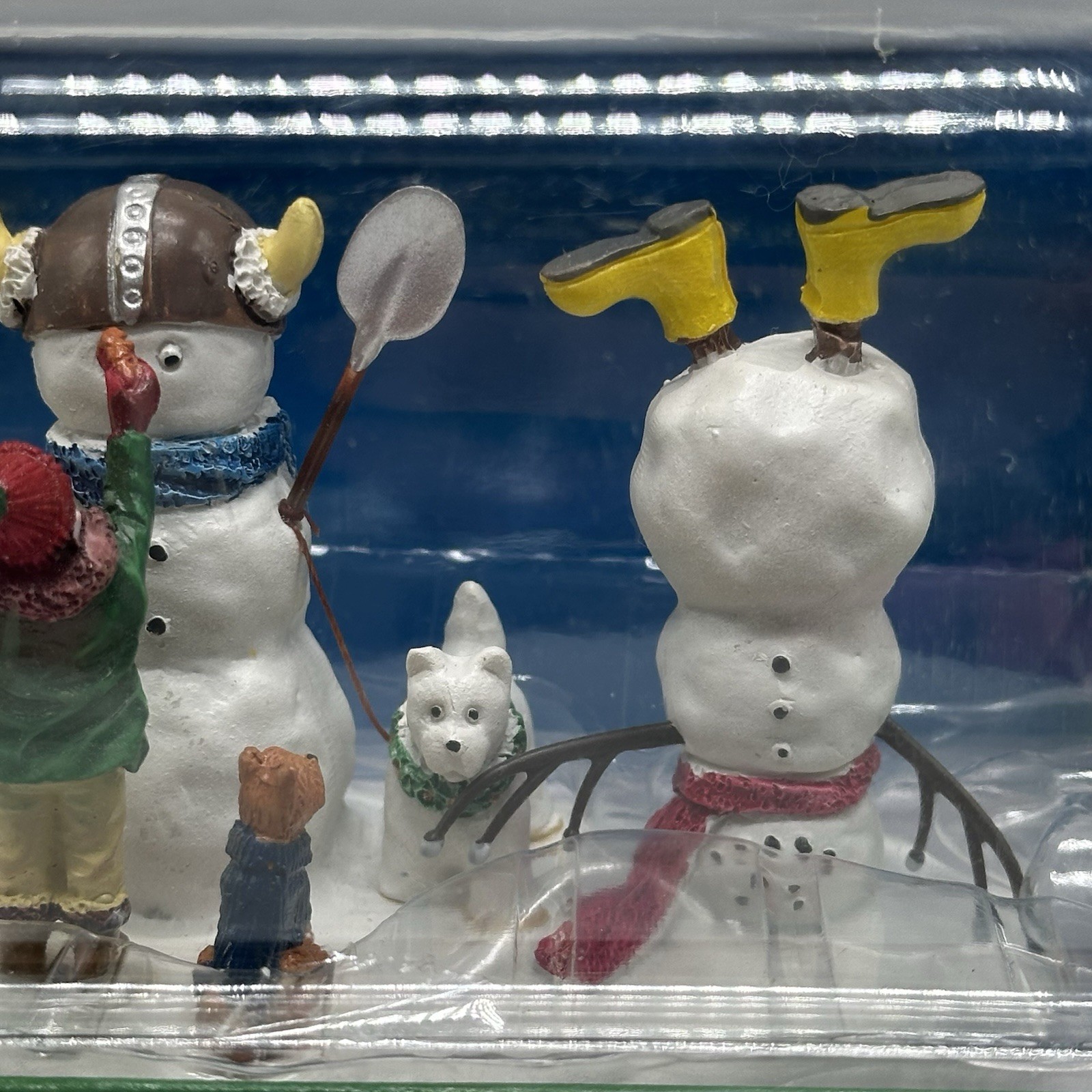 Lemax Christmas Village 2015 FRIENDS TO PLAY WITH #53231 Sports Baseball Snowman