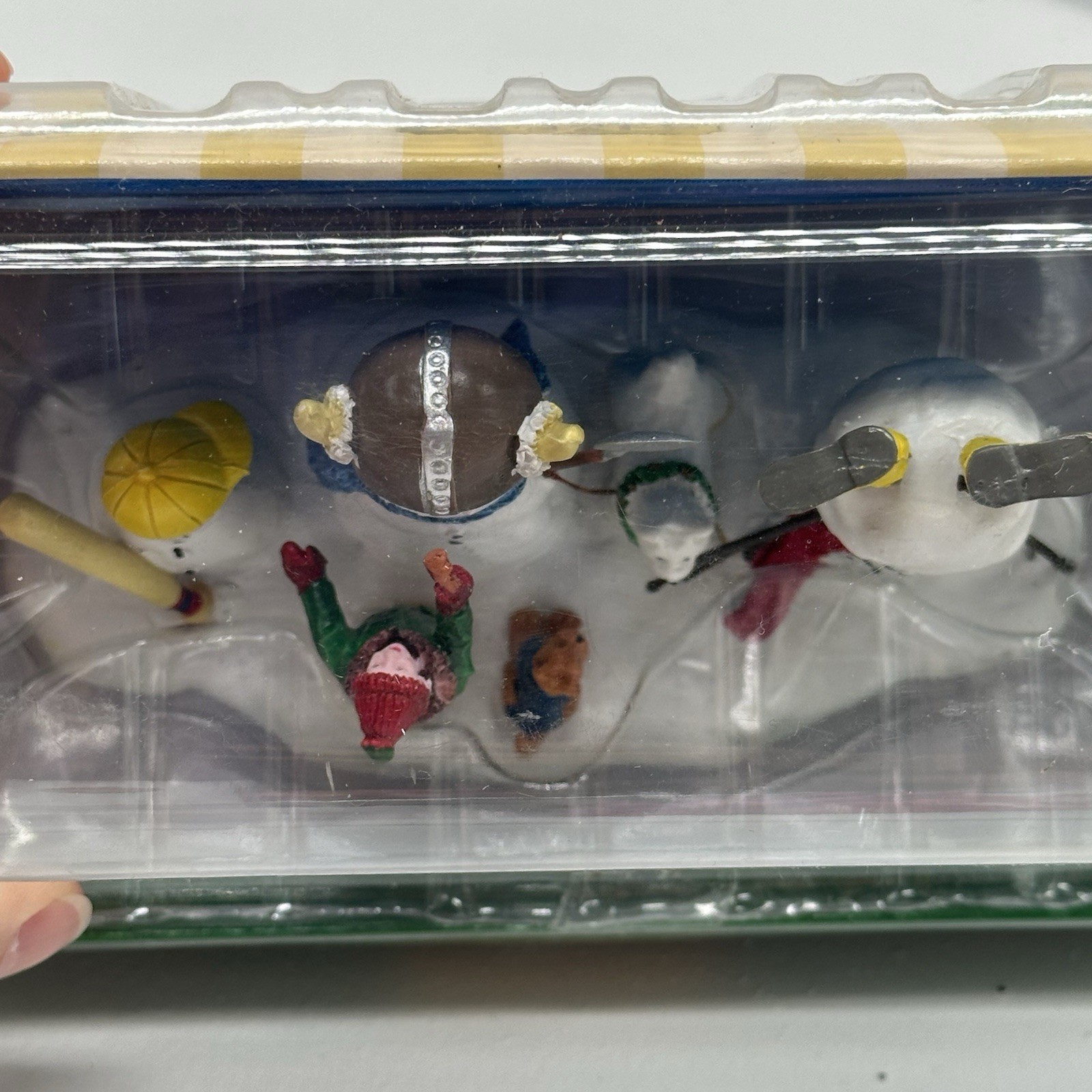 Lemax Christmas Village 2015 FRIENDS TO PLAY WITH #53231 Sports Baseball Snowman
