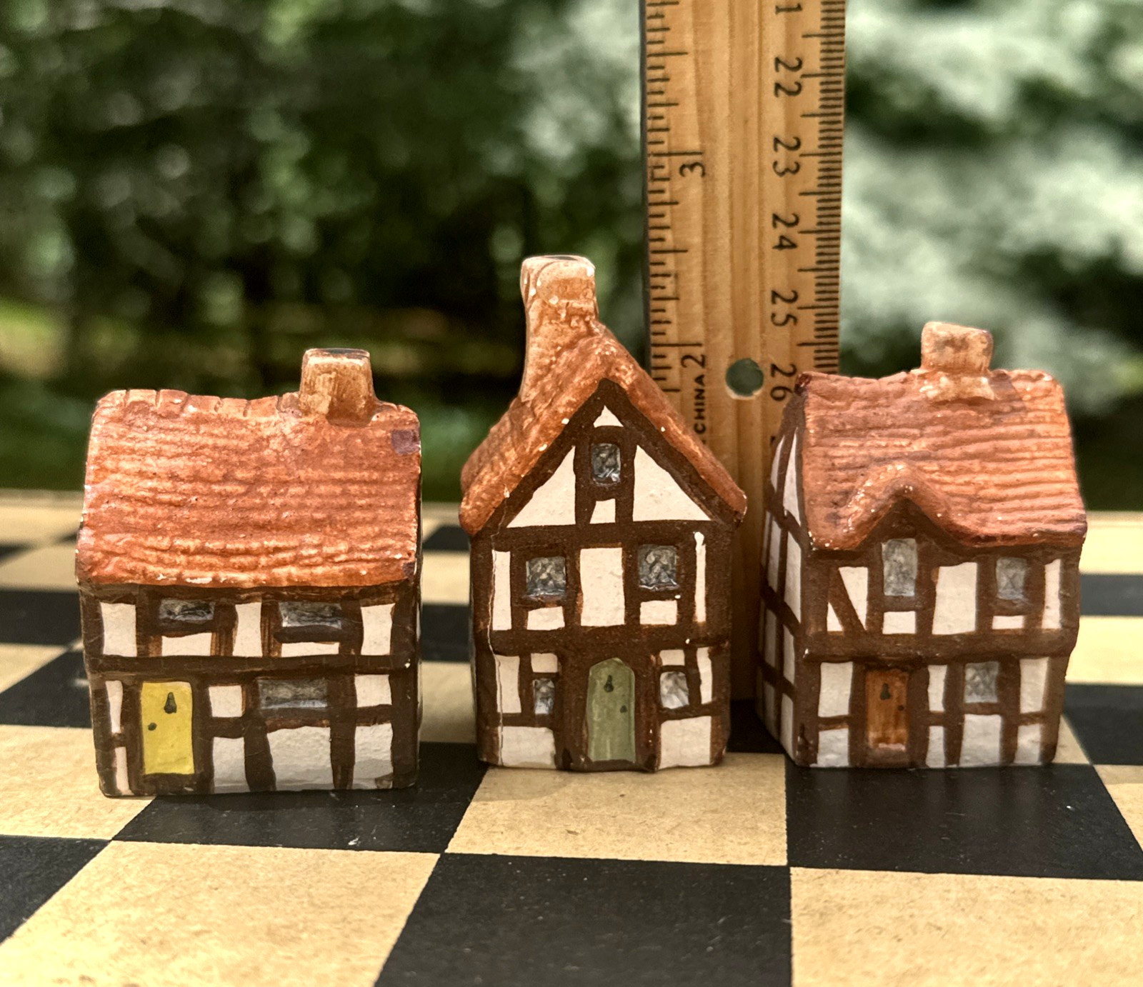 Vintage Lot of 8 Mini English Cottages David Winter 1982 Mudlen End Cartwright