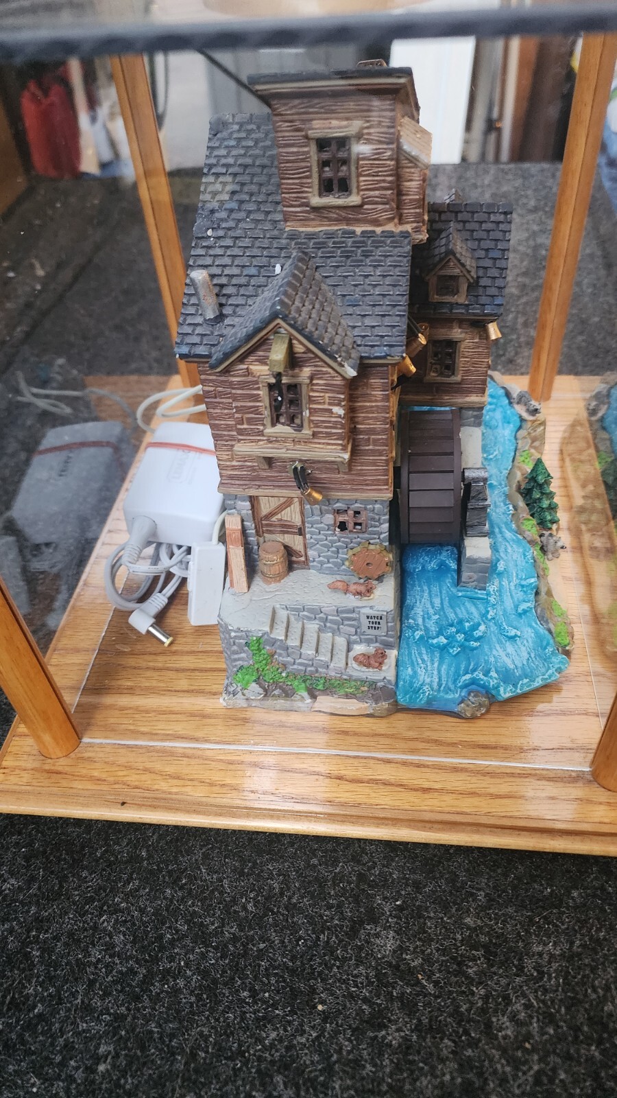 LEMAX Village Collection #15248 Menards Saw Mill – Works With Beautiful Display