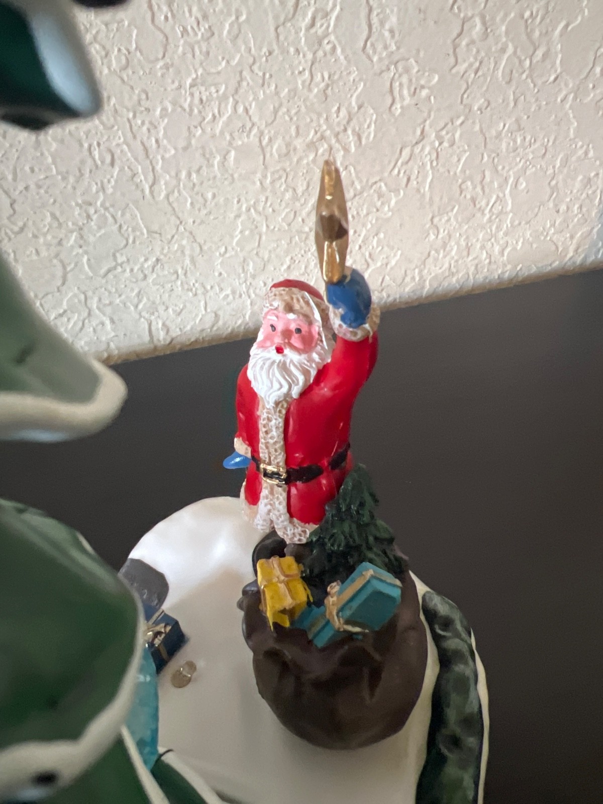 Holiday Time Light-up & Musical Christmas Village Decorating The Tree Scene 8.3″