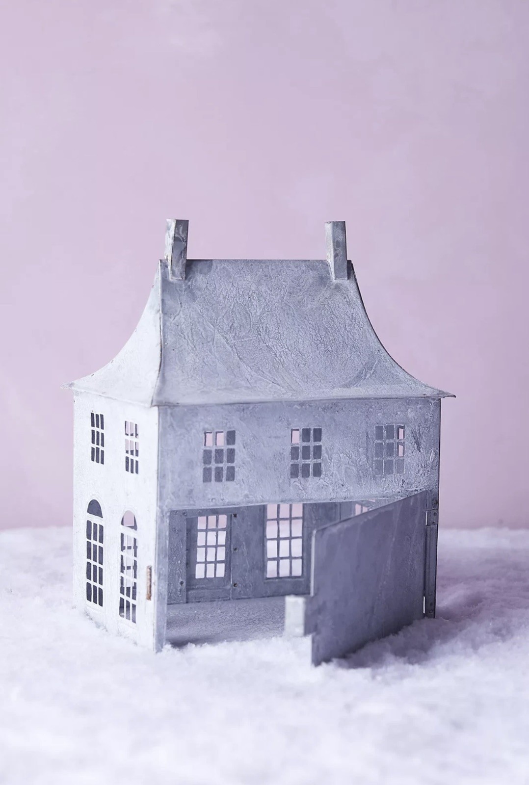 NEW Concordville Anthropologie Terrain Zinc CHATEAU House CHRISTMAS holiday