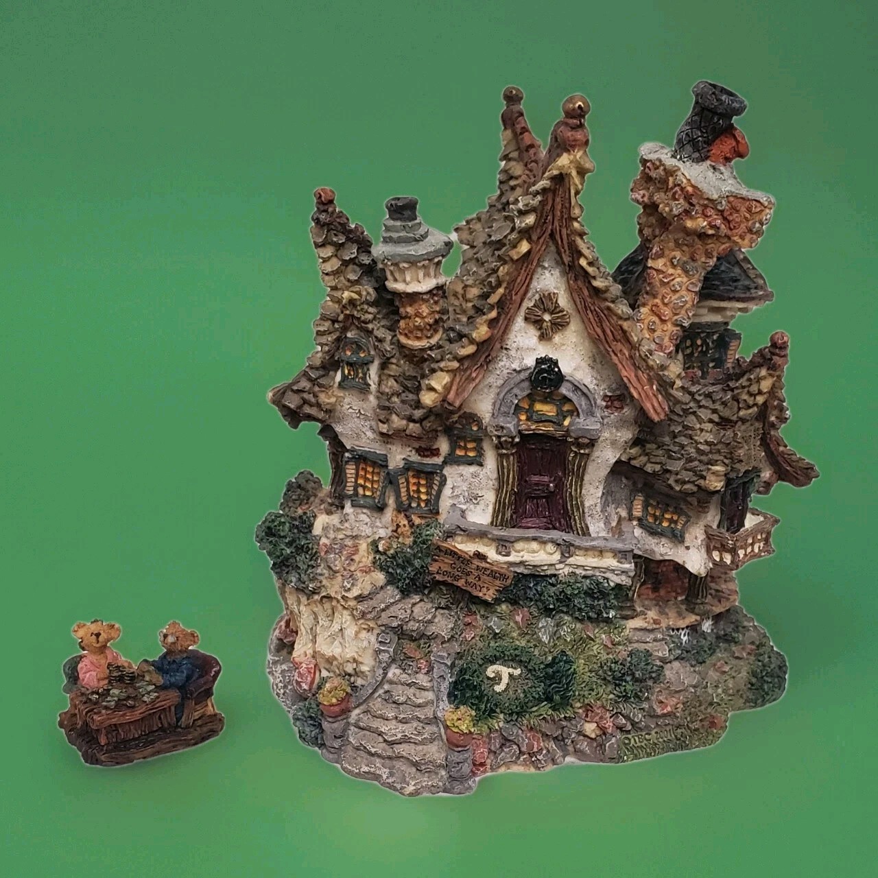 Boyds Bearly-Built Village Trumbles Mansion 19020 # 20 Boyds Town Village 2001