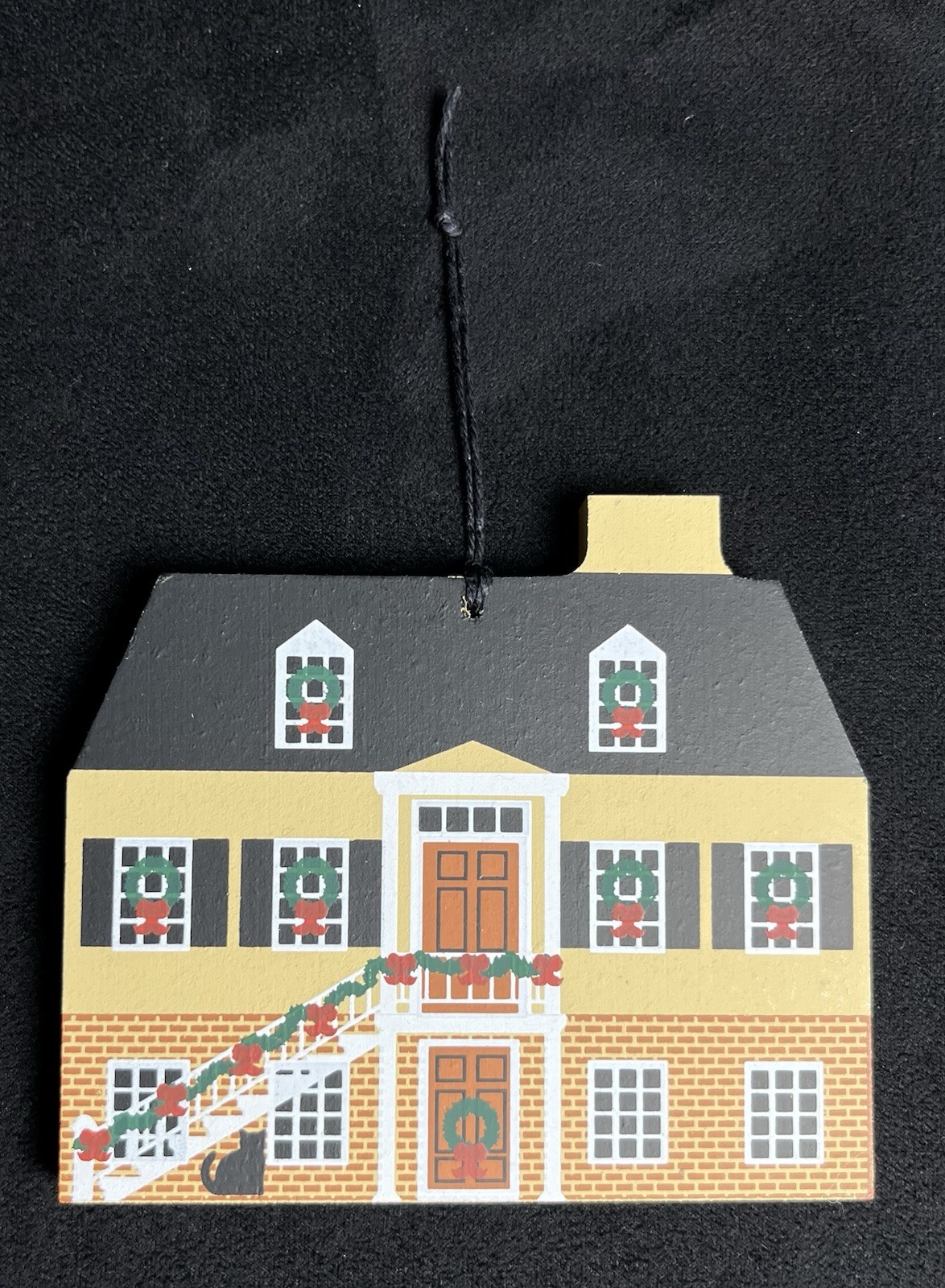 Cats Meow Ornament: Simon Mirault Cottage | 2000 Savannah Christmas Series | NEW