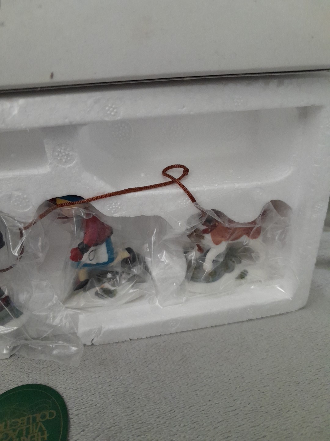 Christmas Village Accessories Climb Every Mount Dept 56 Set Man Kids Dog 5613-8