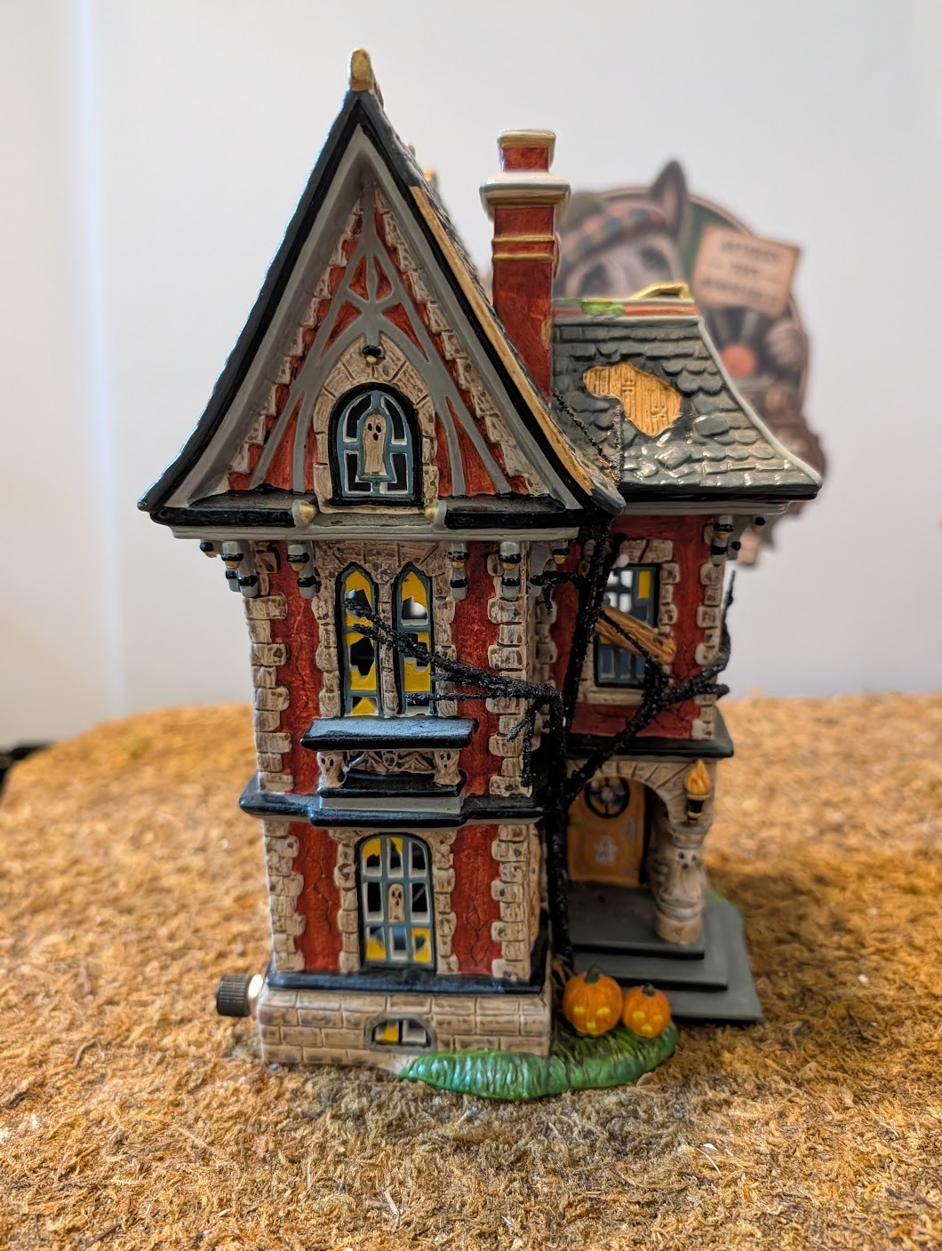 Dept 56 Halloween -Boo Mansion set of 4 from the Time to Celebrate Collection