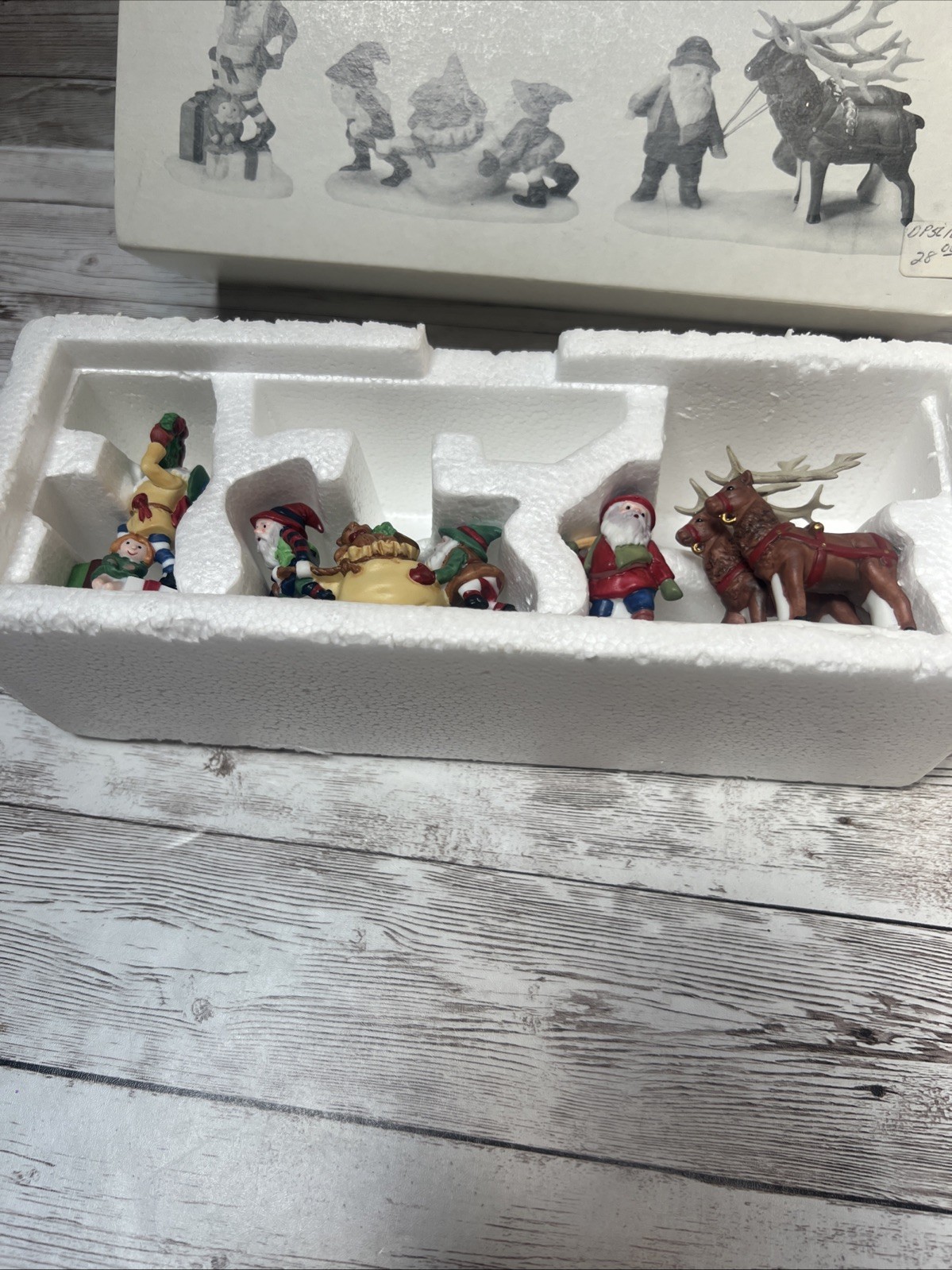 Dept 56 “Letters For Santa” #56049 “Santa’s Little Helpers” #56103 Retired