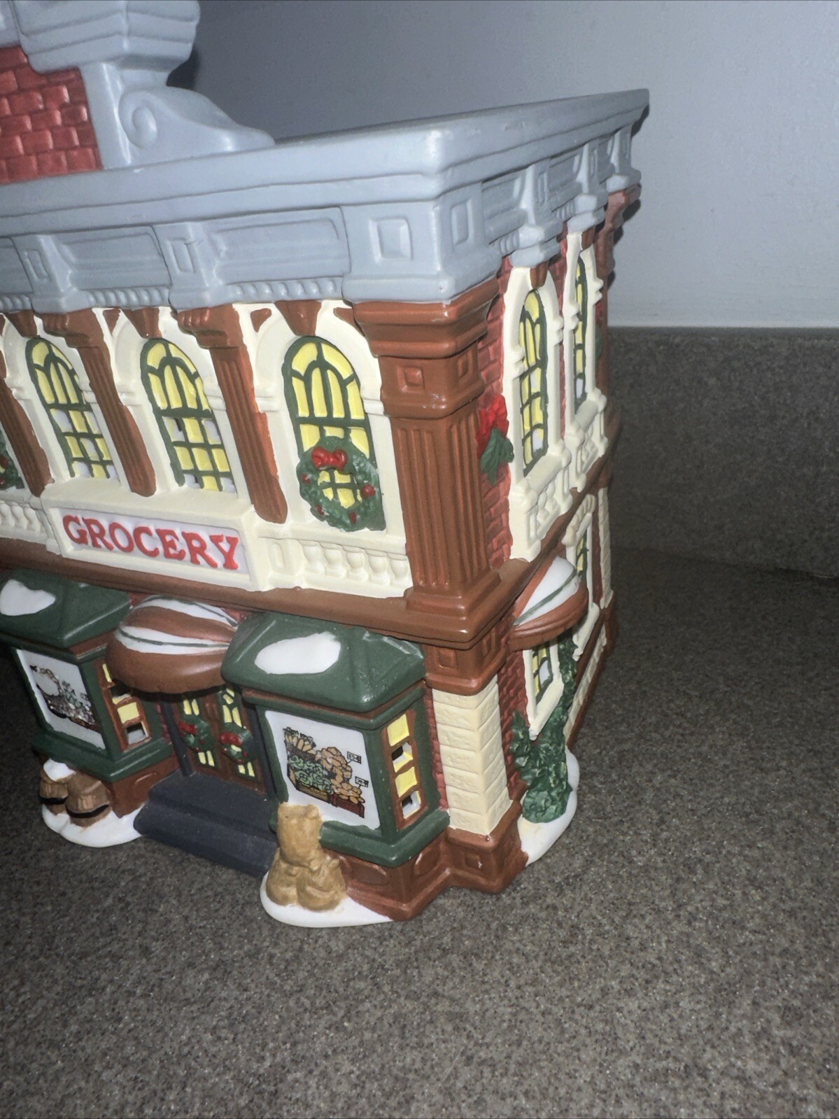 Heartland Valley Village Lighted Building Grocery Store O’ Well 1997-no Box