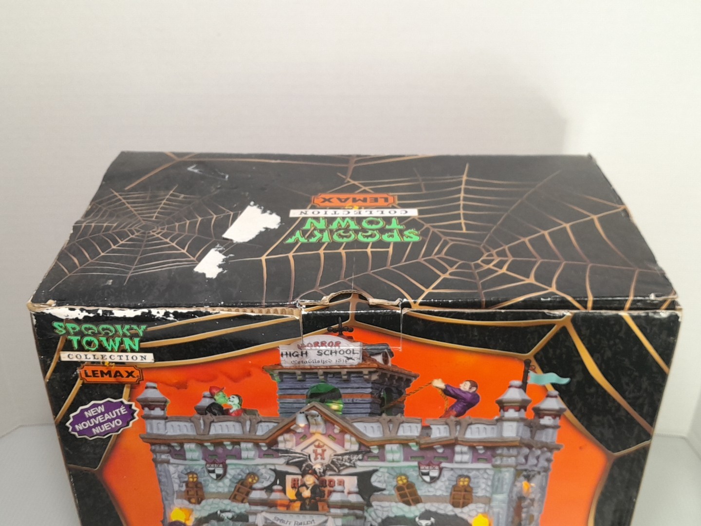 Lemax Spooky Town Horror High School (2011) Open Box