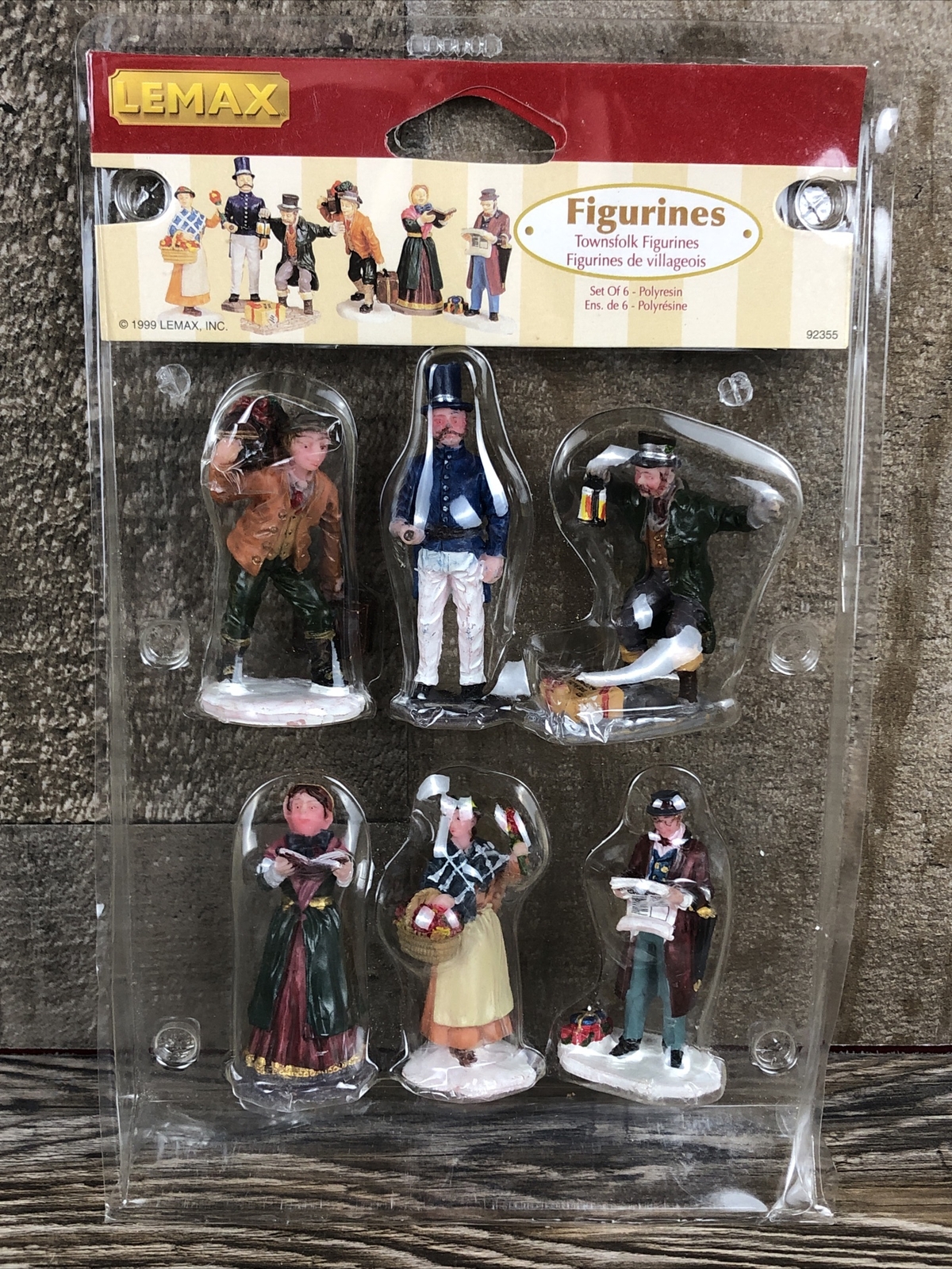 Lemax Christmas Village Townsfolk 6 Pack Figurines