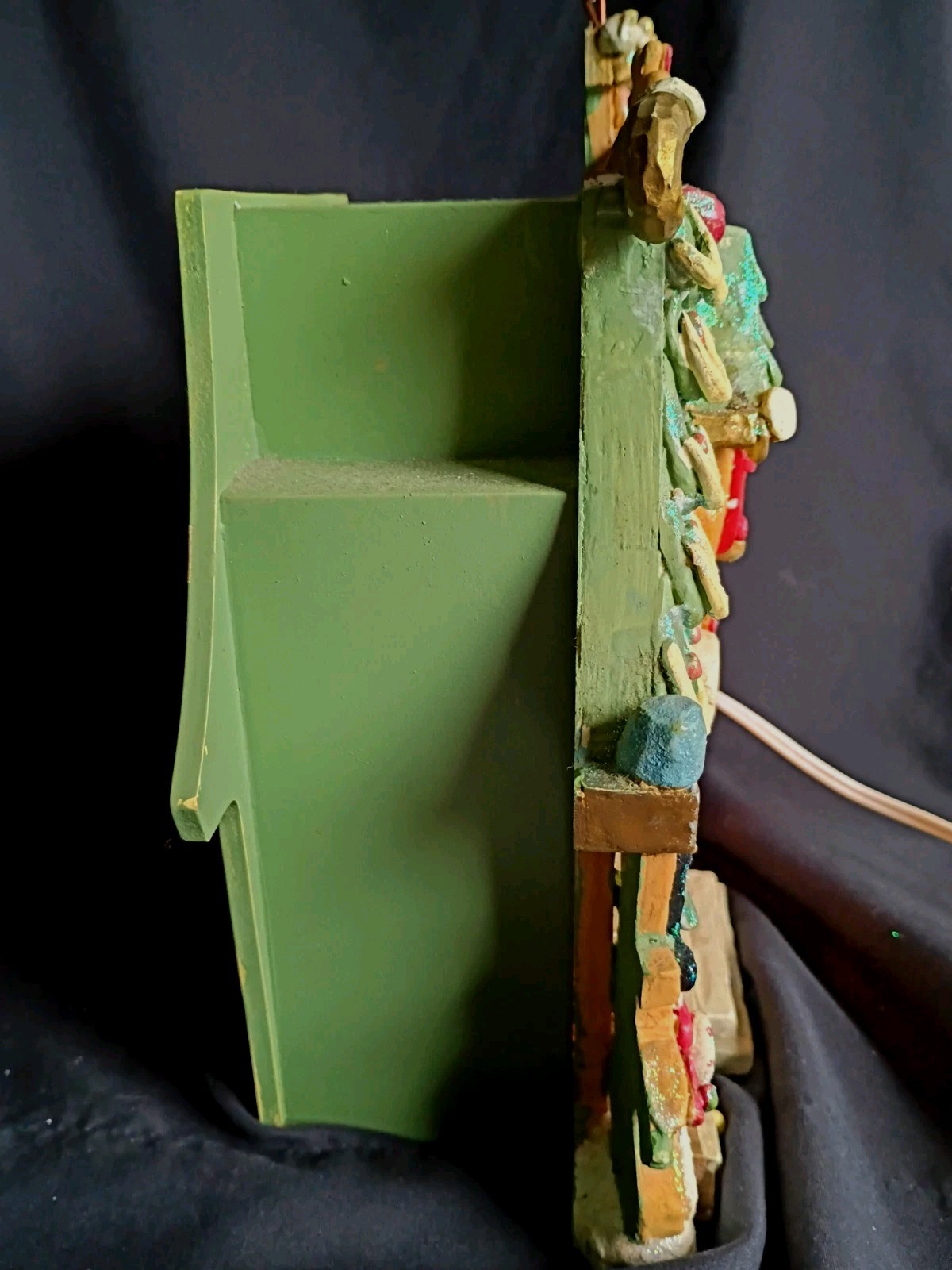 VTG Kurt Adler 10.5″ Lighted Gingerbread House~Retired~Corded Electric~Works!