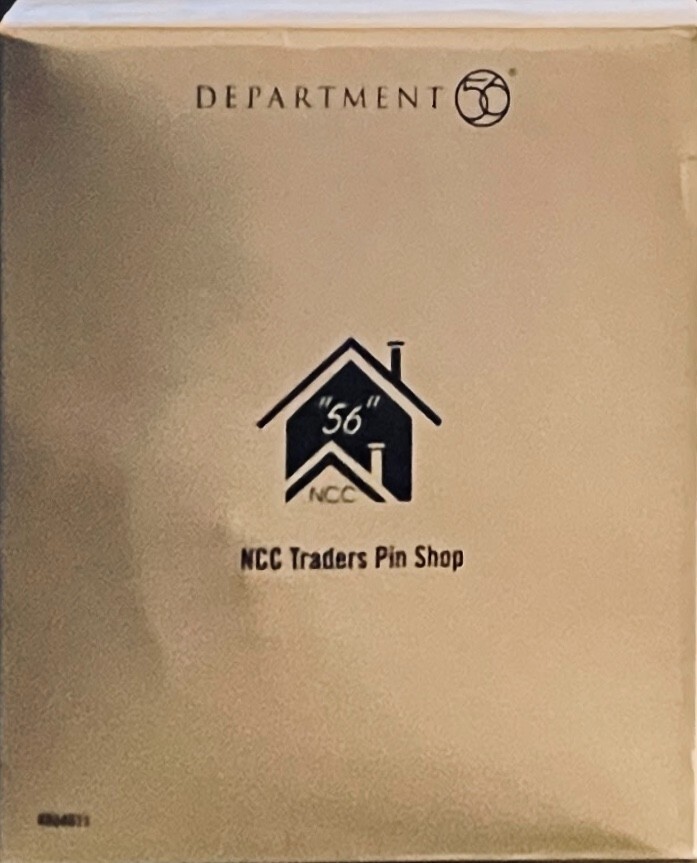 Dept 56 NCC TRADERS PIN SHOP #804011 A Convention Purchase Only 20008 NWT