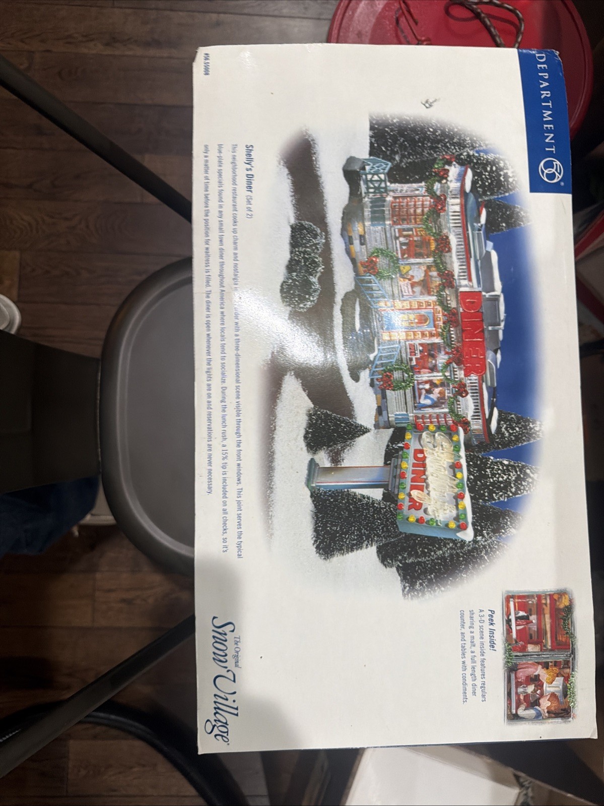 Vintage Dept 56 Snow Village “Shelly’s Diner”