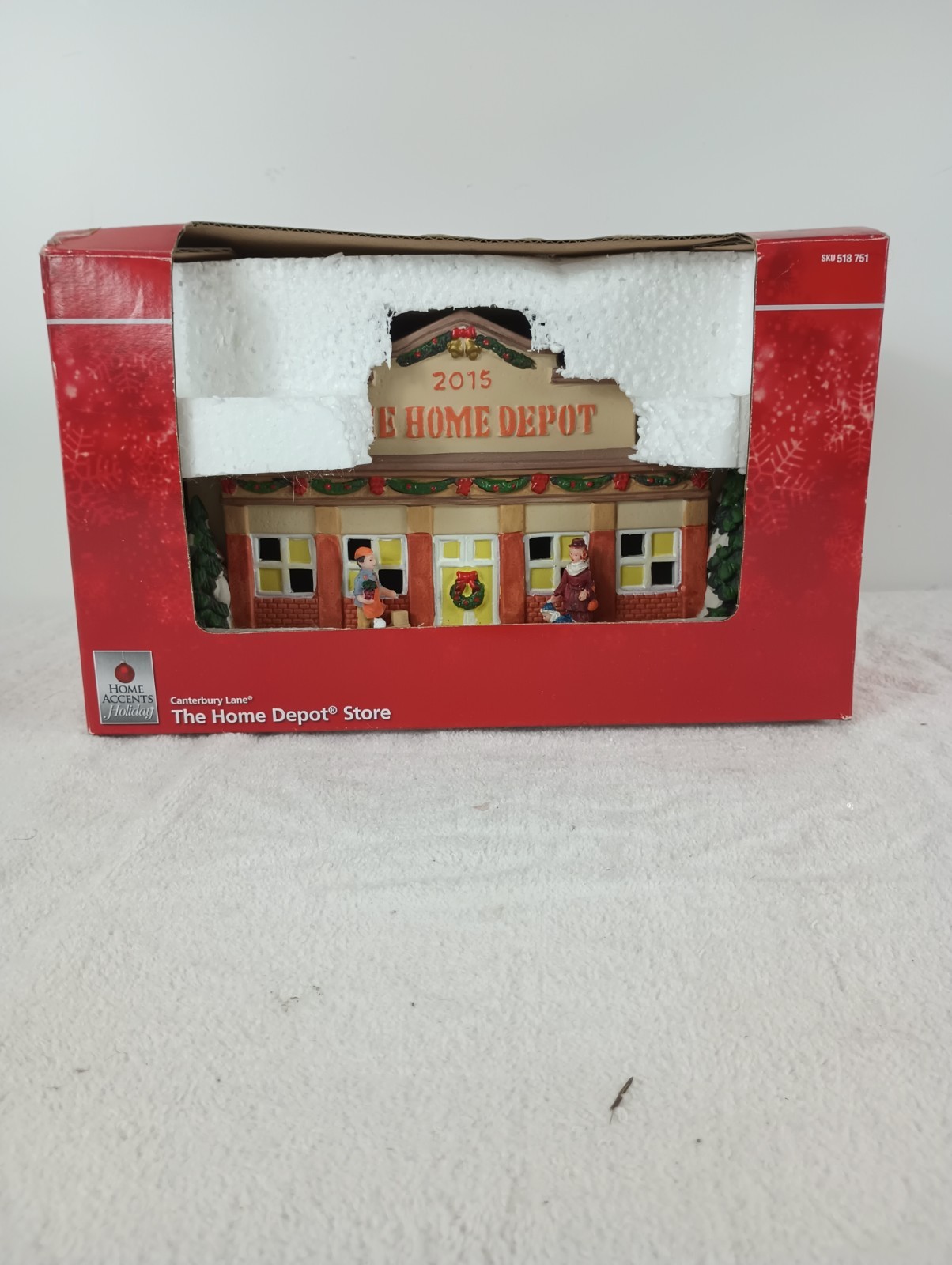 Home Accents Holiday Christmas Village Home Depot Store 2015 Canterbury Lane