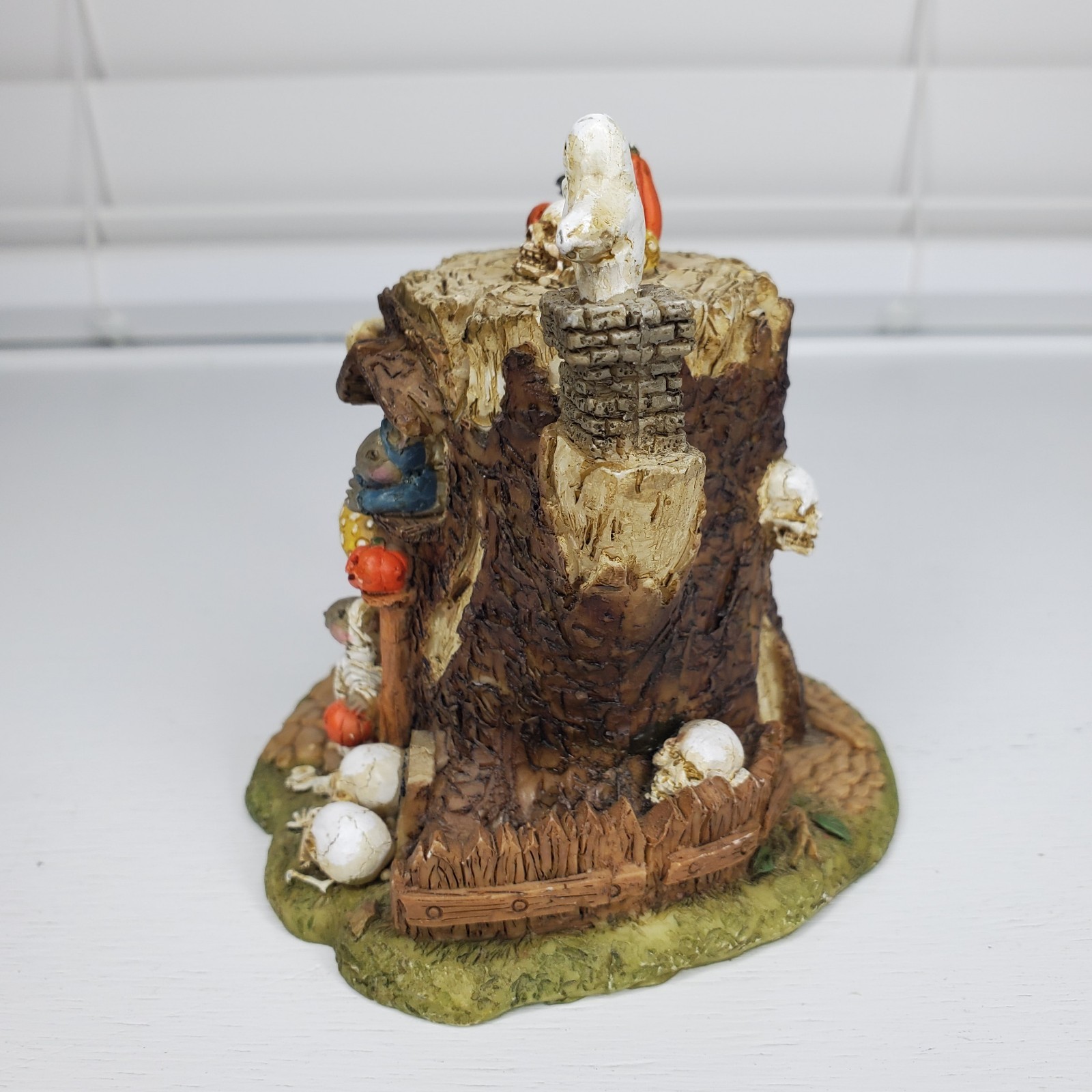 Halloween Mouse Village Resin Mice Pumpkins Skeleton Bats Spiders Ghosts Spooky