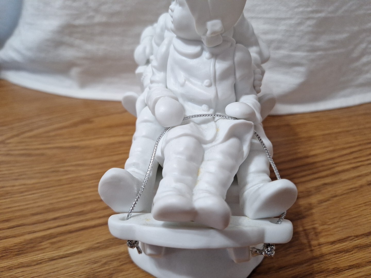 DEPT 56 Christmas Winter Silhouette Sliding In The Snow White FIGURINE 78492