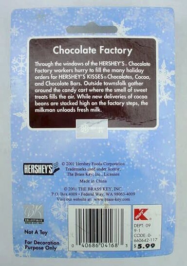Hershey’s Holiday Village Chocolate Factory Set Lot Candy Cart Cocoa Bean Crates