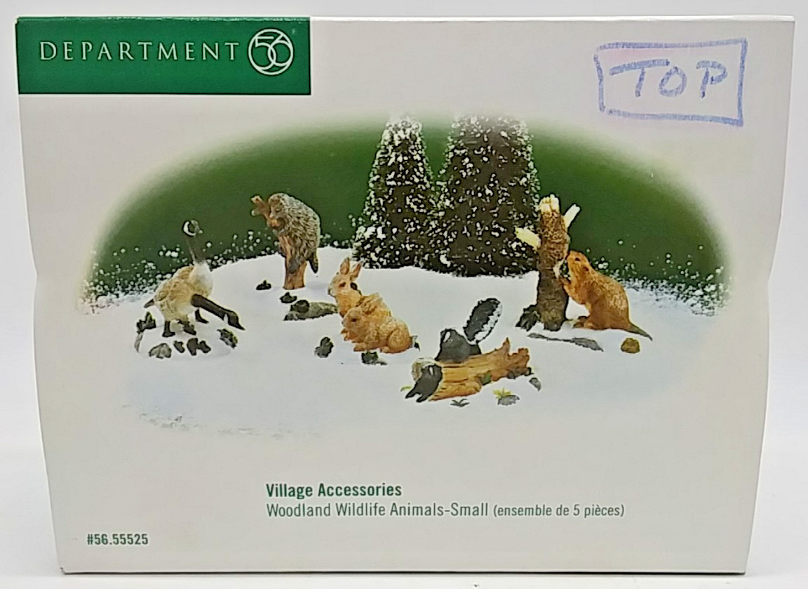 Department 56 Heritage Village Woodland Wildlife Animals Small Set 5 #56.55525