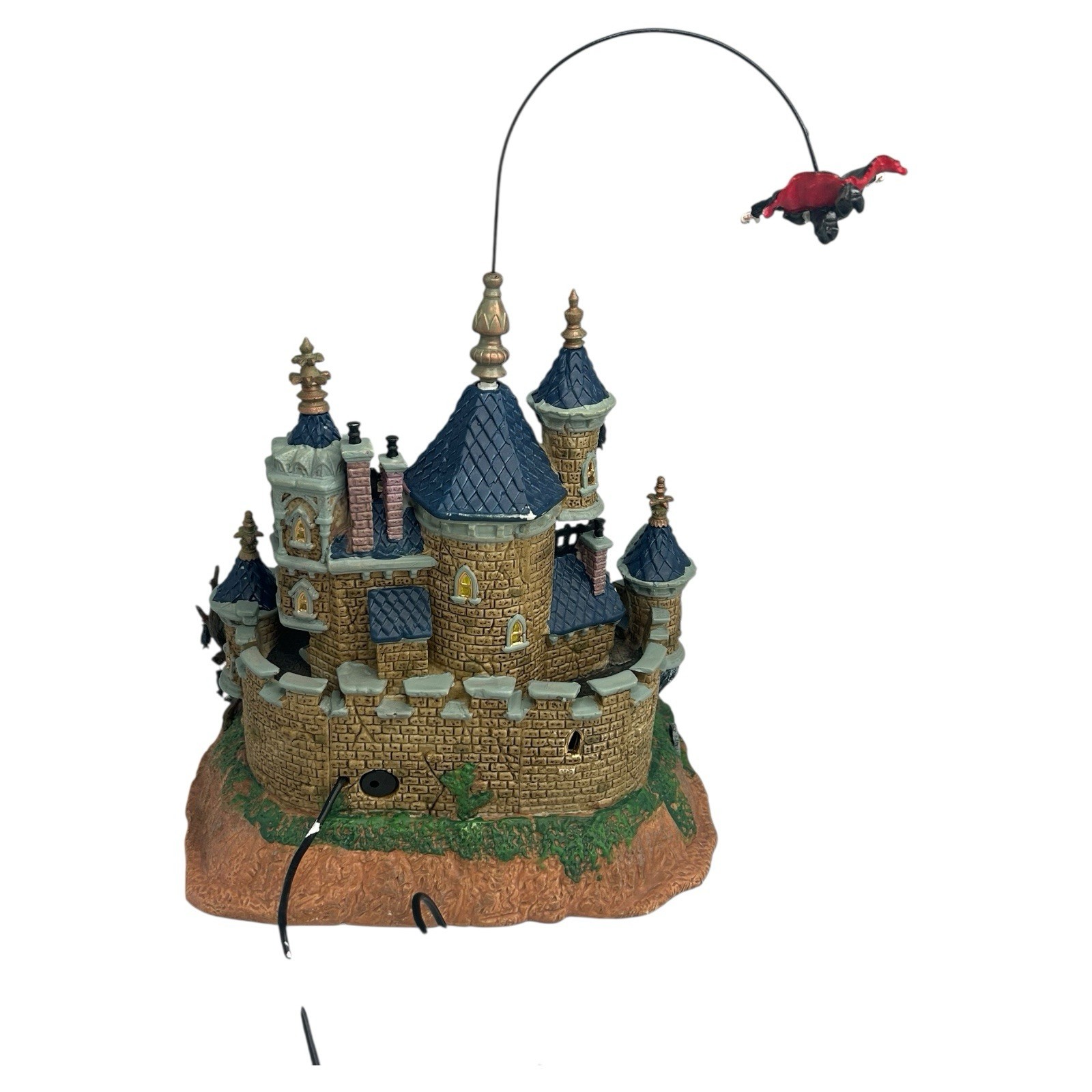 Lemax Spooky Town Vampire Castle #75498 2007 Retired Halloween Collectible Works