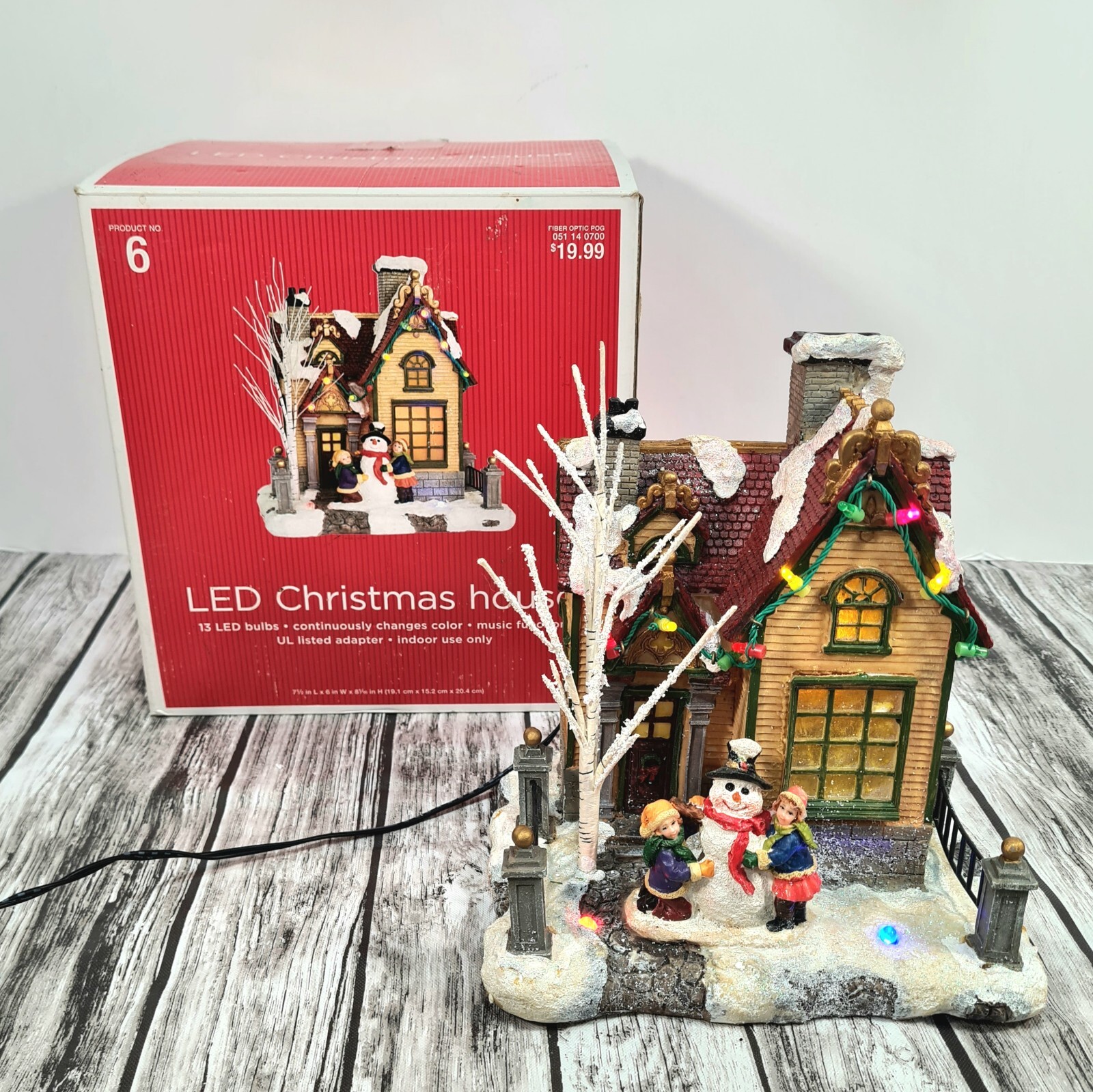 Target LED “Christmas House” Color Changing With Music 2008 with Original Box