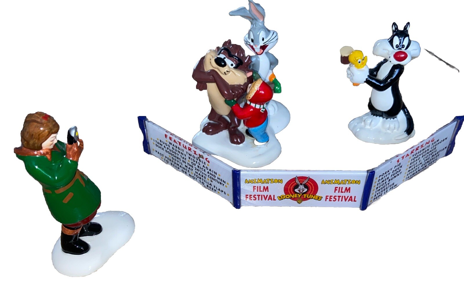 Looney Tunes animation film festival Dept 56 Snow Village