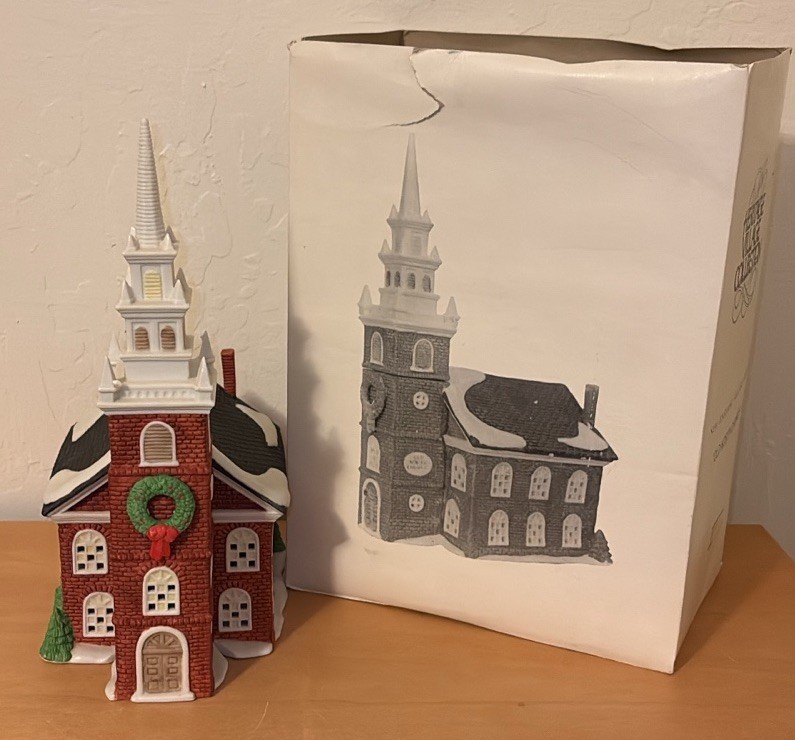 Dept. 56 New England Village Series “Old North Church” 5932-3 Boxed